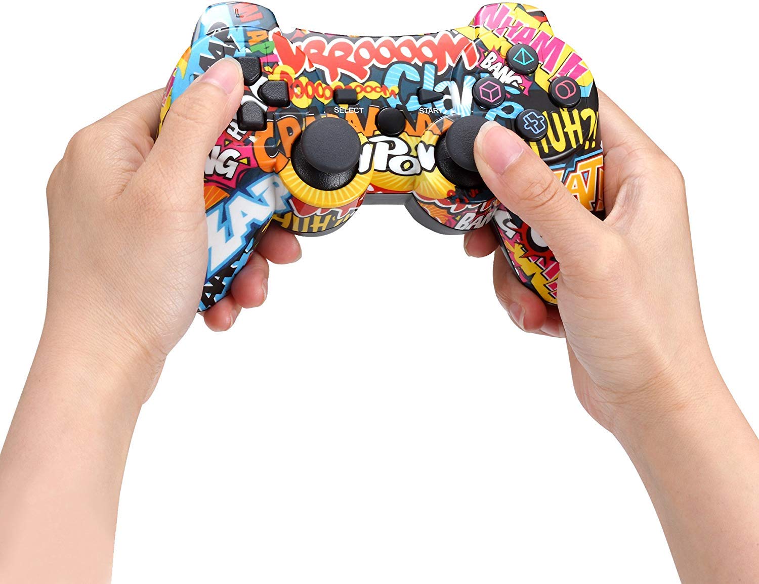 Controller wireless per PS3 con doppia vibrazione e cavo di ricarica …
