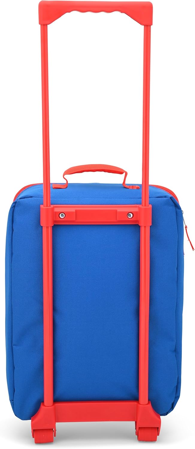 Fast Forward Spiderman Boys 16" Soft Luggage - Cute & Durable Carry-On Suitcase for Travel 16X12X5