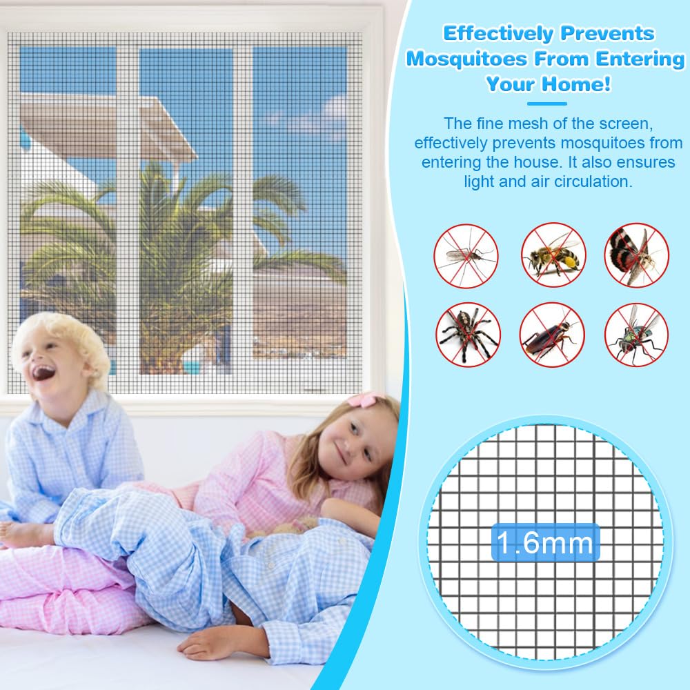 Moustiquaire - Non Spécifié - Lot De 2 - 100 X 250 Cm - Fibre De Verre