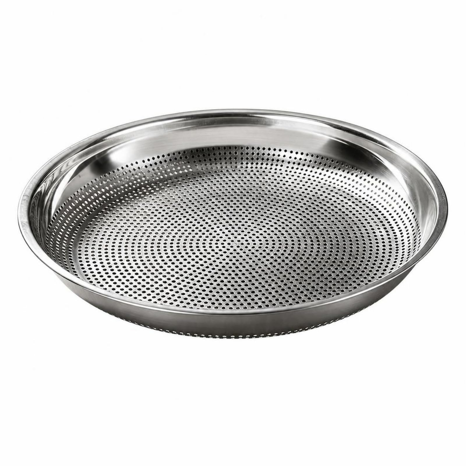 Qianly Colador Malla Fina Perforado Ergonómico, Utensilio, para Cocina, Reposteros, Cocineros, 52cm, 4mm Grosor