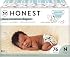 The Honest Company Comfort Dry Disposable Diapers Plant-Based Sustainable Dots & Dashes and Multi-Colored Giraffes Club Box Size Newborn 76 Count