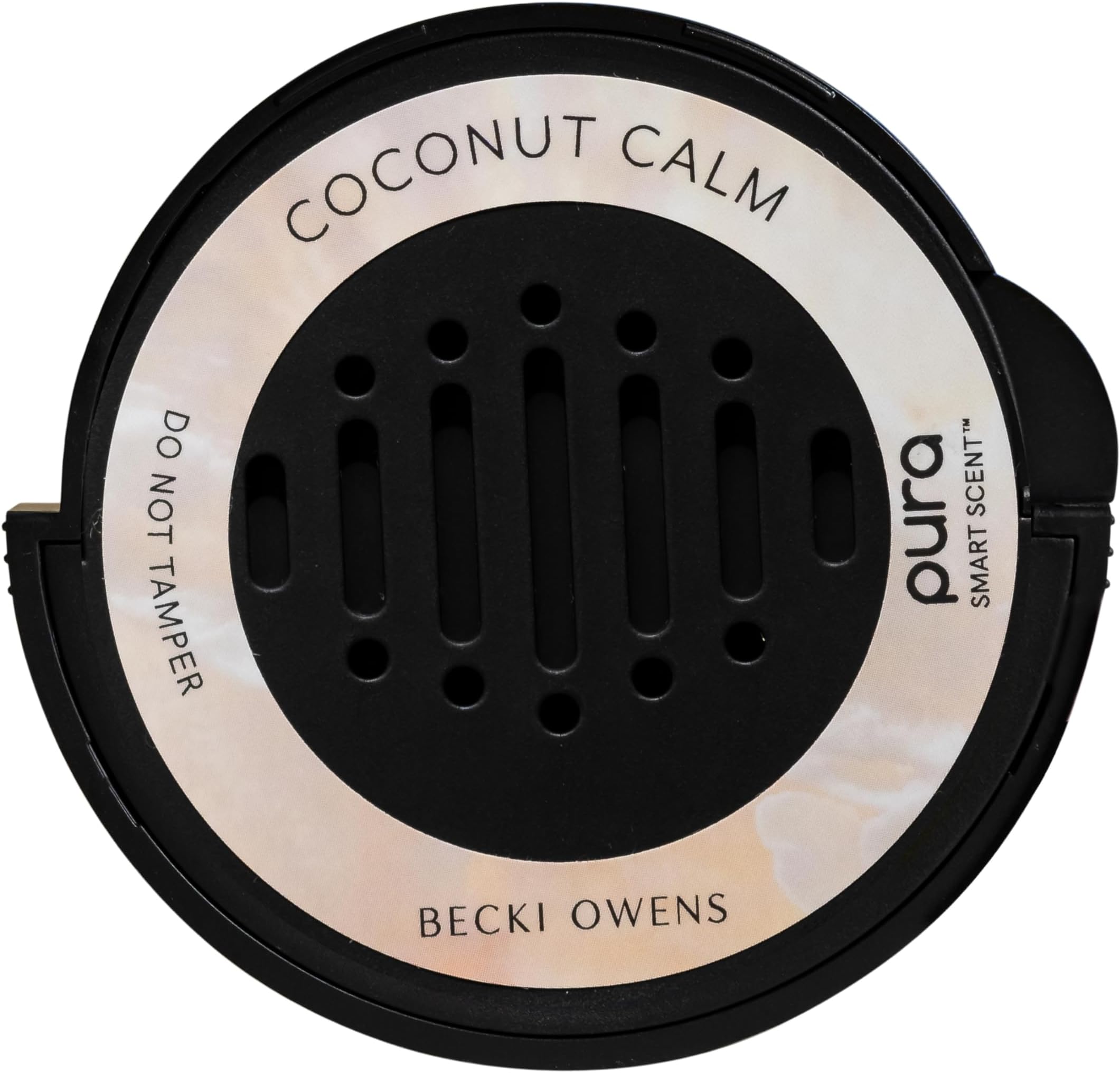 Pura and Becki Owens - Car Scent Refill for Pura Car Diffusers - Premium Fragrance for Smart Diffuser - Long Lasting, up to 30 Days of Scent - Coconut Calm