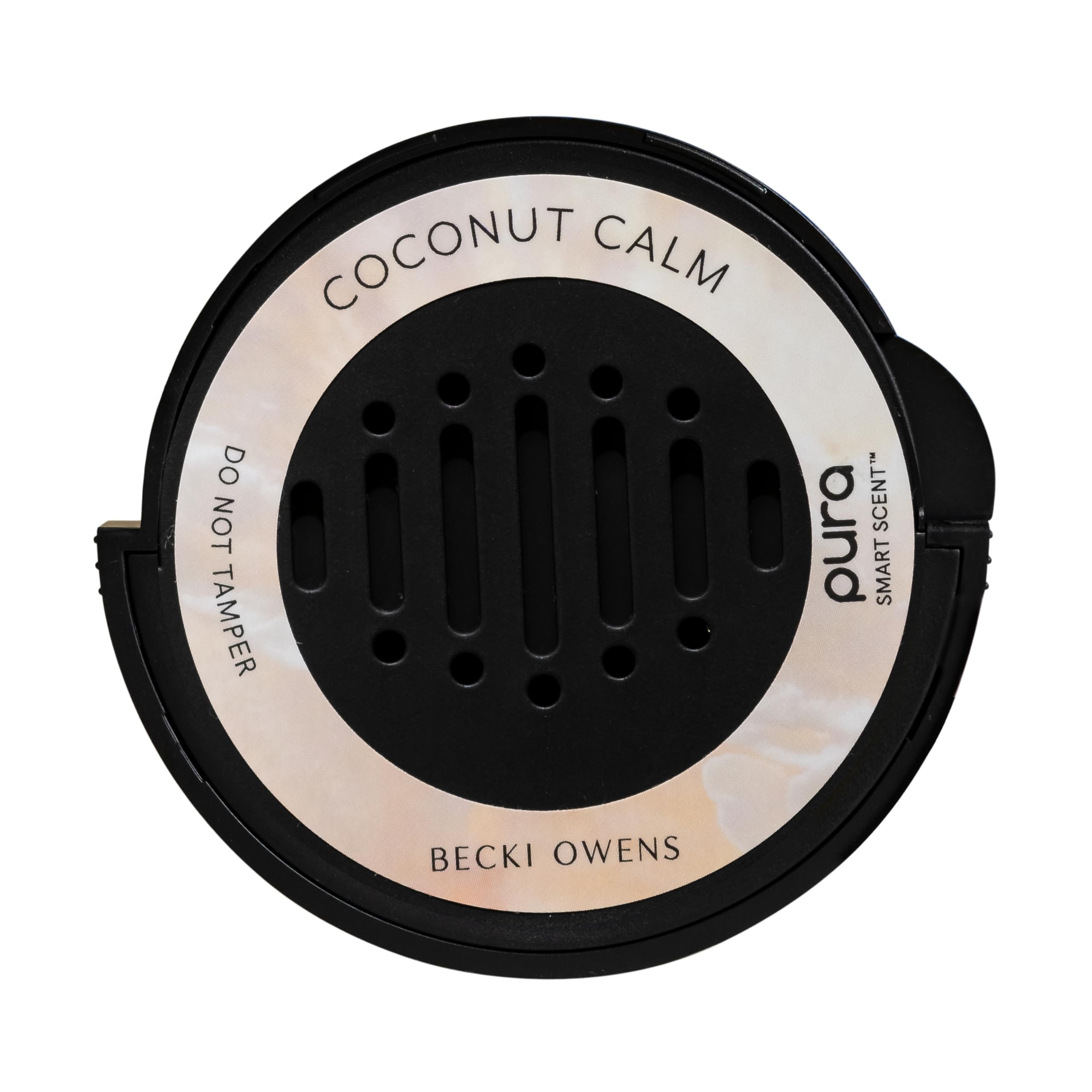 Pura and Becki Owens - Car Scent Refill for Pura Car Diffusers - Premium Fragrance for Smart Diffuser - Long Lasting, up to 30 Days of Scent - Coconut Calm