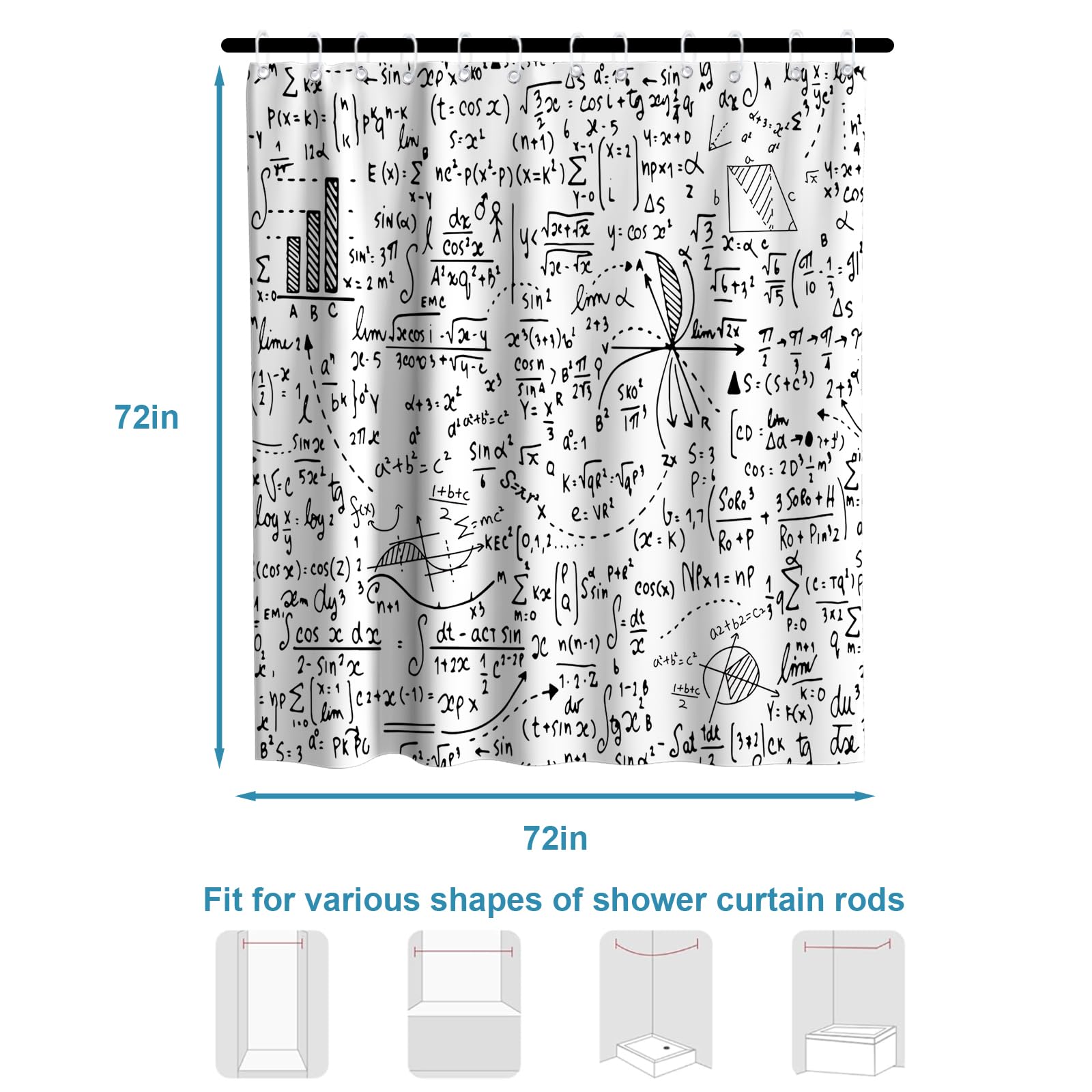 Periodic Table Shower Curtain Big Bang Theory Jipusai Periodic Table
