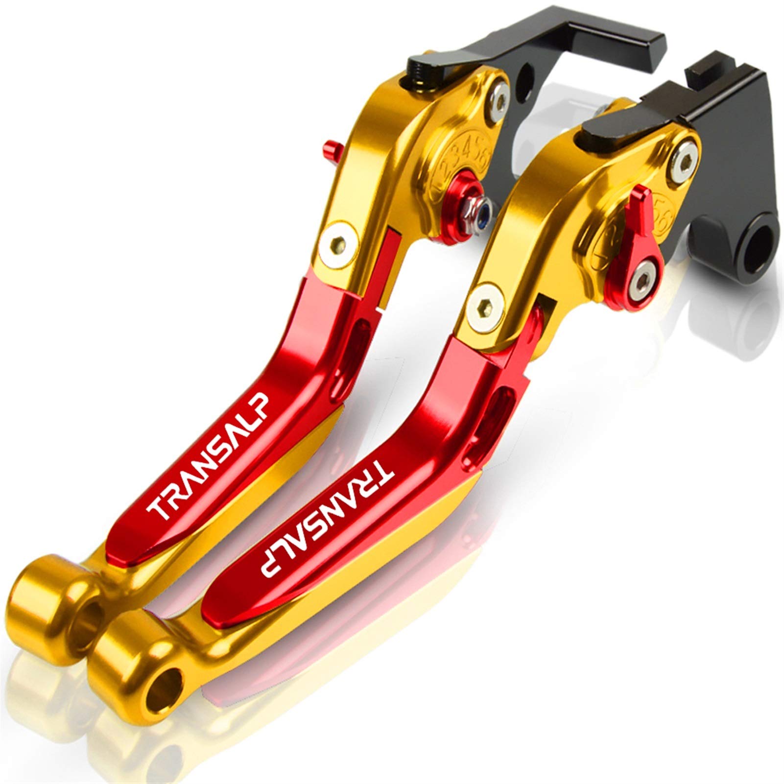 DYWK for Honda TRANSALP 600 VK VL 1989 1990 Motorcycle Accessories Handbrake Folding Extendable Moto Adjustable Clutch Brake Levers (Color : Lavender)