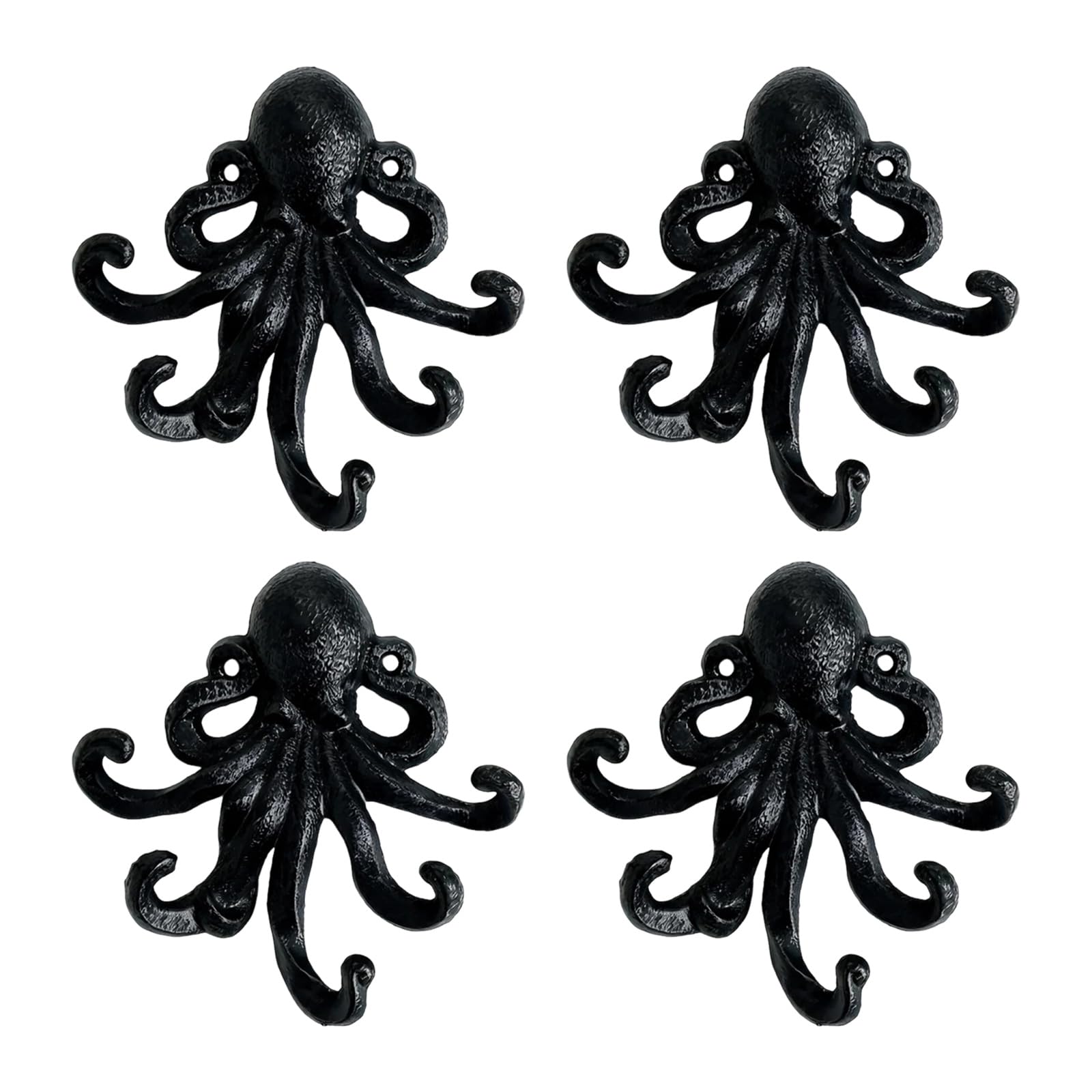 Oxxggkao Functional Yet Decorative Multi Arm Octopuses Hook Iron Artistic House Accessory for Practical Home Organization Traditional Home Decor