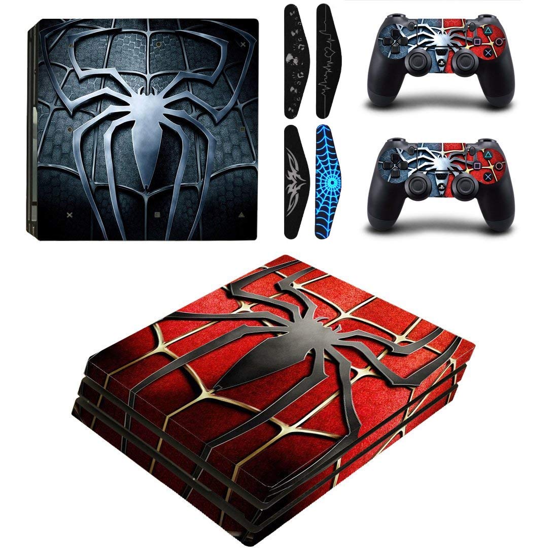 graphix design theme 3m skin sticker cover for ps4 pro console and controllers [video game]