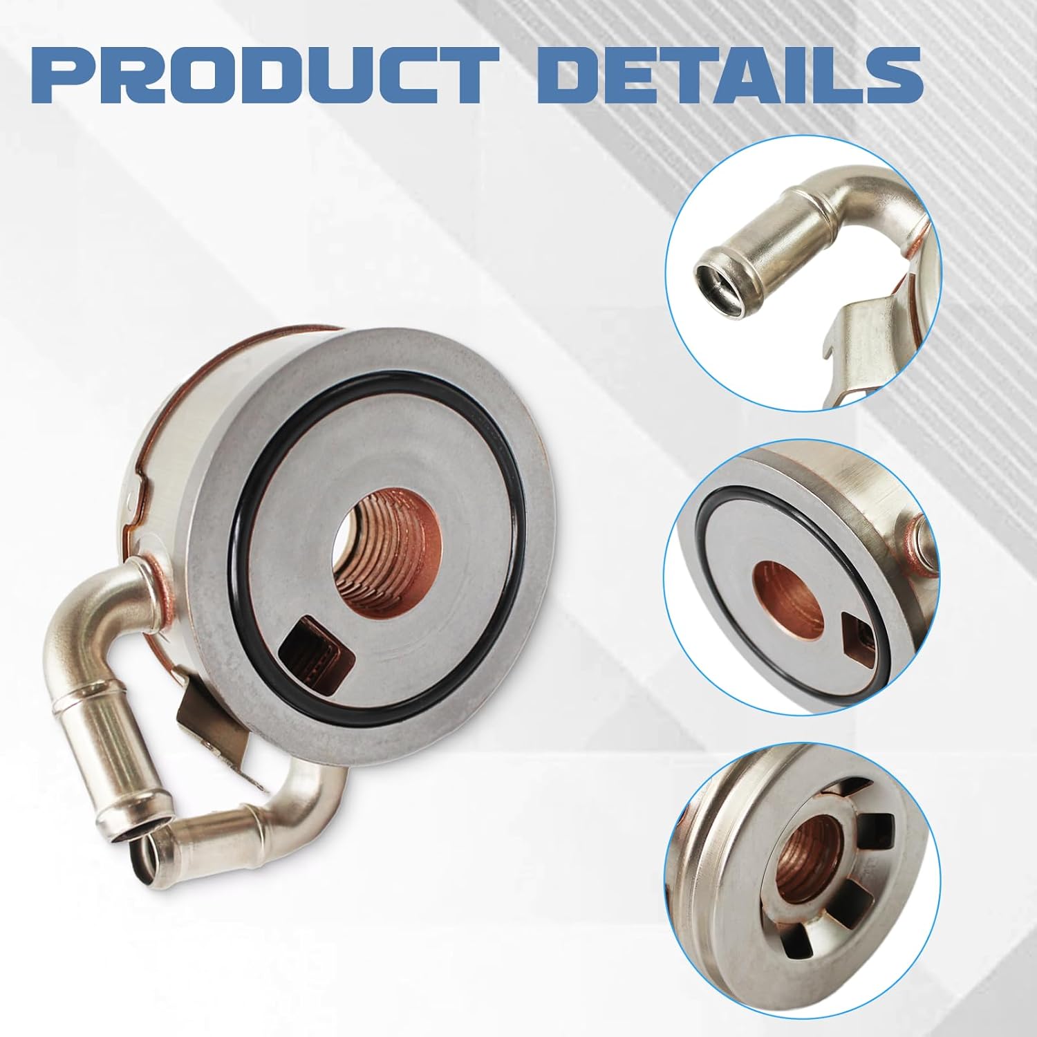 Oil Cooler Assembly 1571031010 15710-31010 Fits for 2005-2016 Tacoma 2003-2009 4Runner 2004-2011 Tundra Oil Cooler Assembly