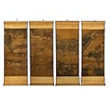 CIFIBIFUN Ancient Painting Replica Wall Poster Hainging Decor China Asia Art,Song Dynasty Ascending the River for Walls Home Office Posters 14