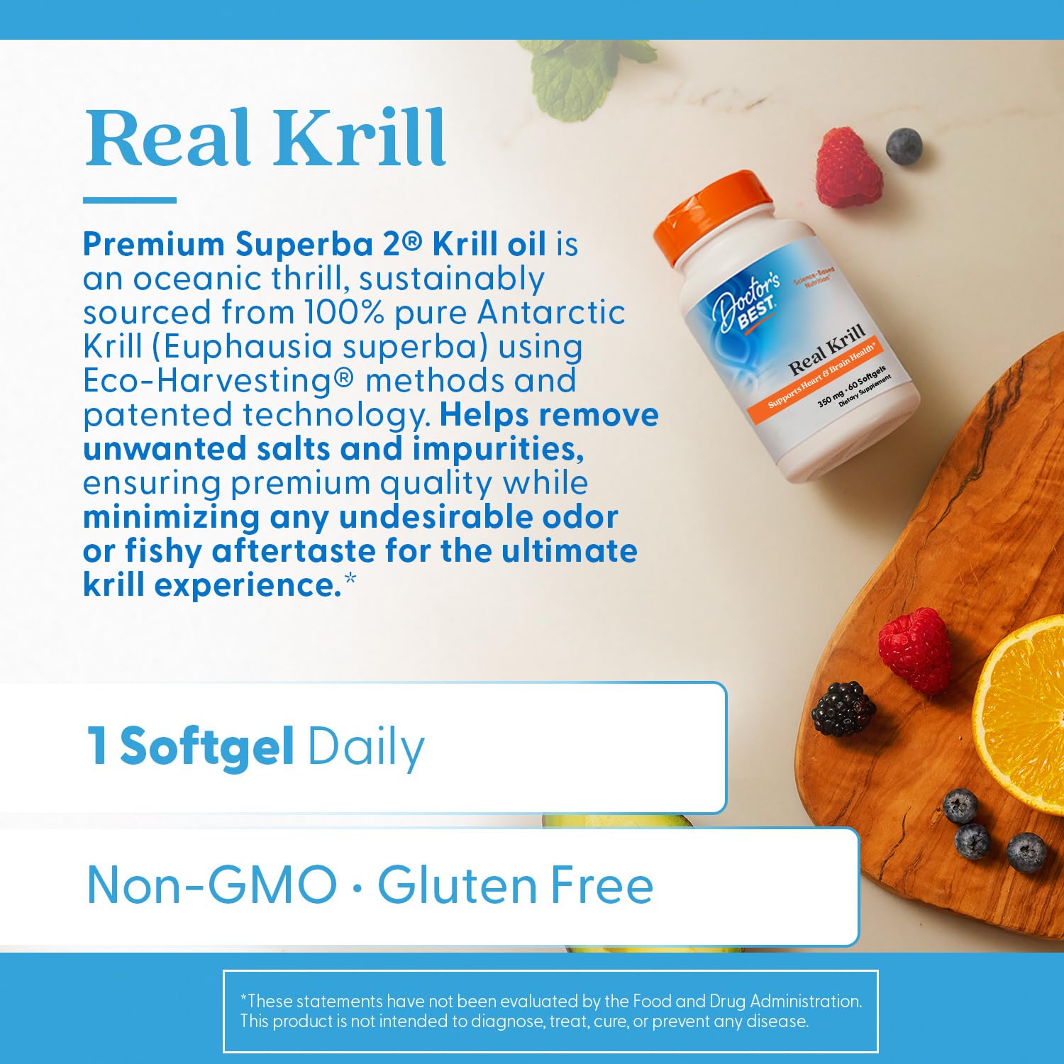 Doctor's Best Real Krill, 350 mg 60 Softgels — Amazon image 5