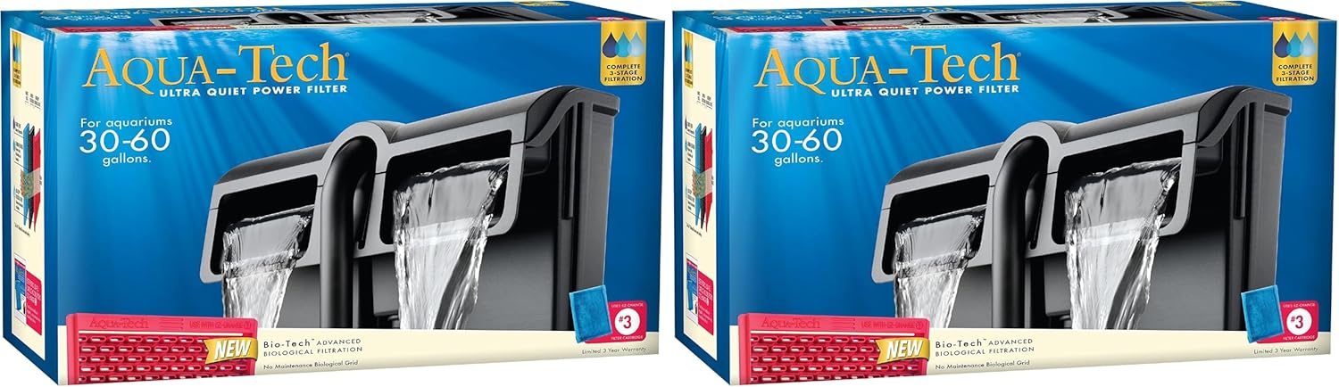 AQUA-TECH Power Aquarium Filter, 30 to 60-Gallon Aquariums, (ML90740-00)
