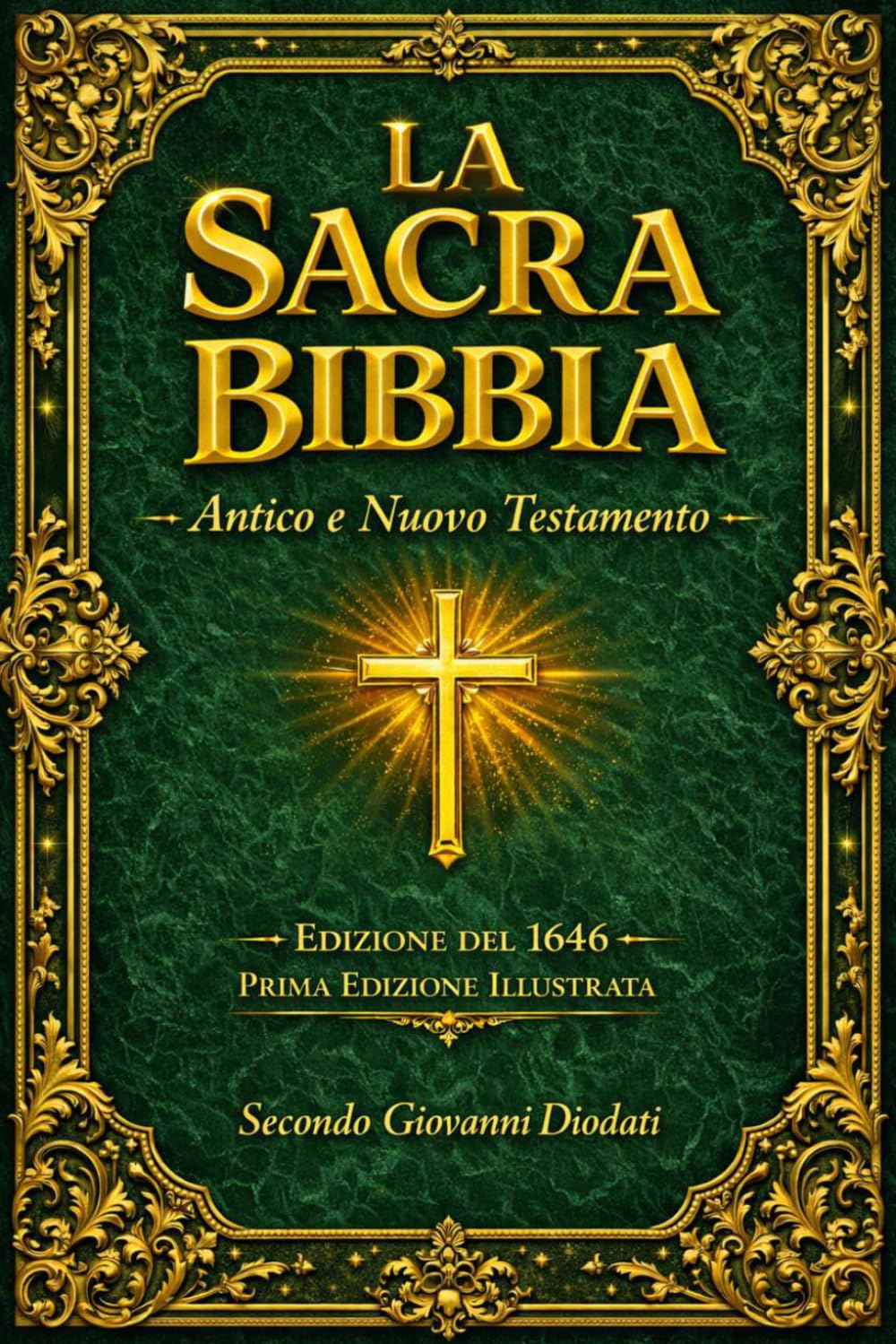 La Sacra Bibbia in Italiano – Edizione Integrale Illustrata Antica secondo Giovanni Diodati (Completa): Antico e Nuovo Testamento con Commentari, Note ... Sacre Scritture per Studio e Meditazione