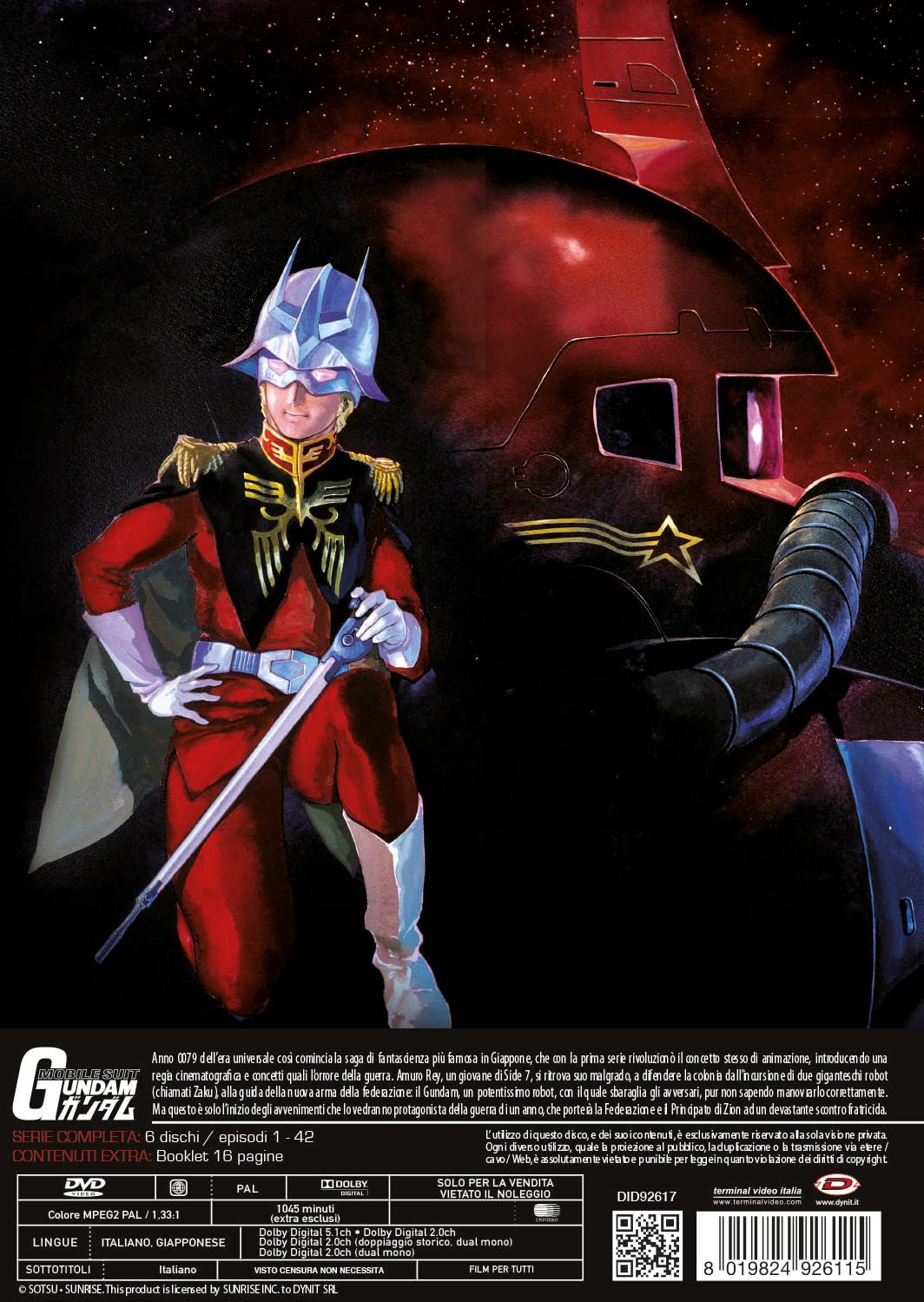 Mobile Suit Gundam - The Complete Series (Eps.01-42) (6 Dvd)