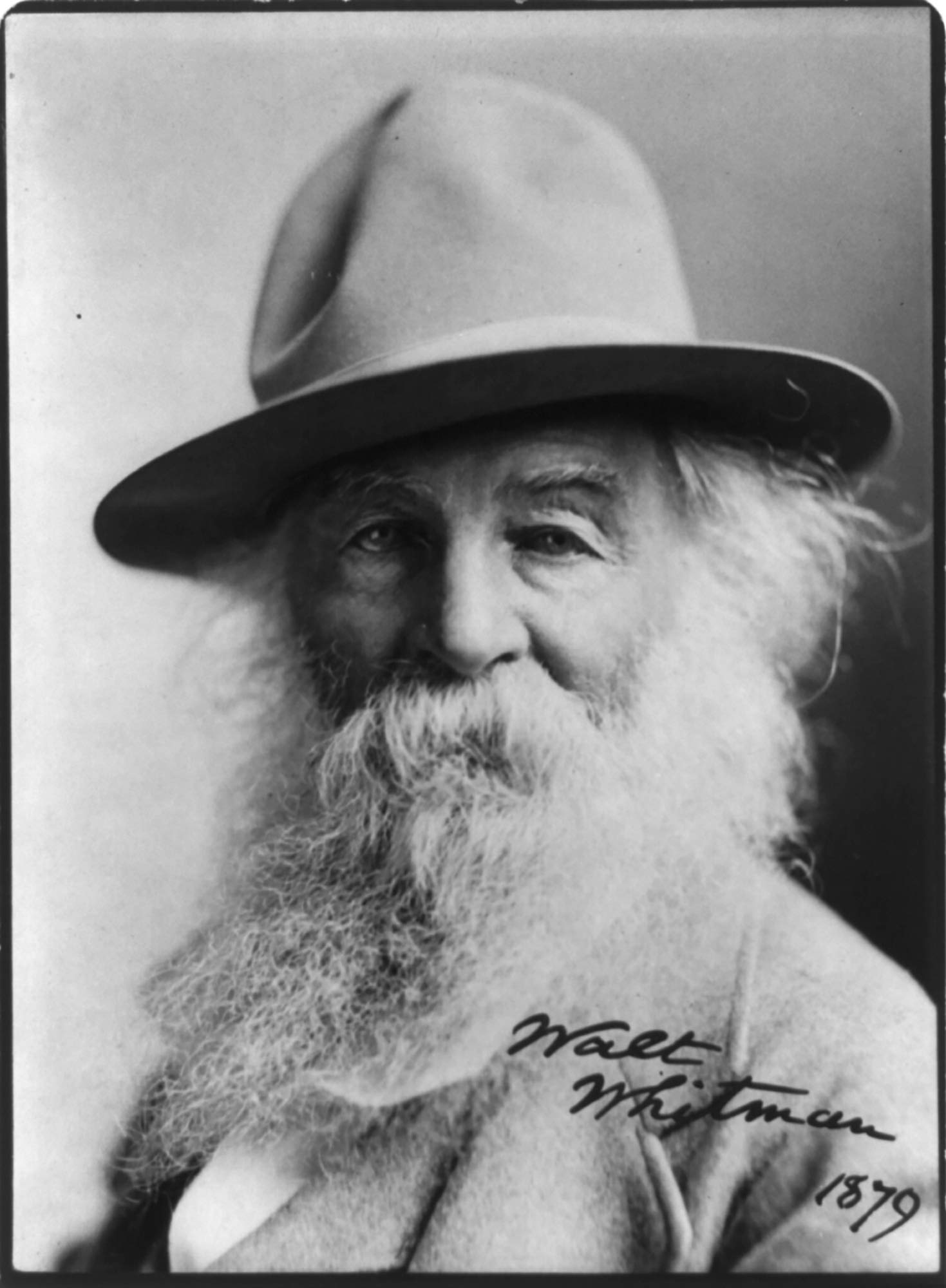 Frame a Patent Walt Whitman Photograph - Historical Artwork from 1892 - (4" x 6") - Gloss