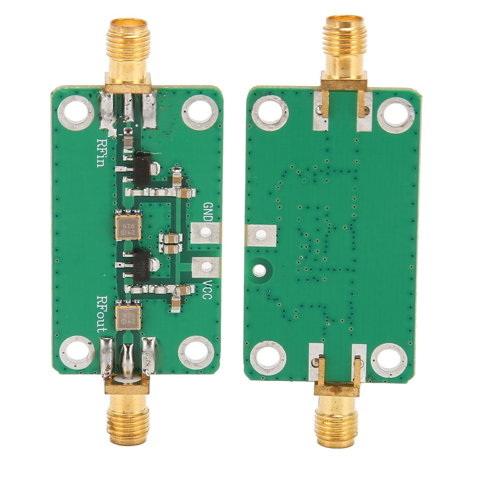 ADS B 1090 MHz RF LNA Verstärkermodul Frontend, Professionelles Design, 38 DB High Gain Dual Filter Structure PCB Material für ADS B Empfang, 1090 MHz Betriebsfrequenz