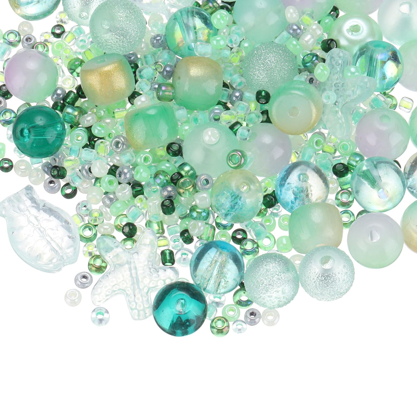 PATIKIL 2-8mm Assorted Glass Resin Beads