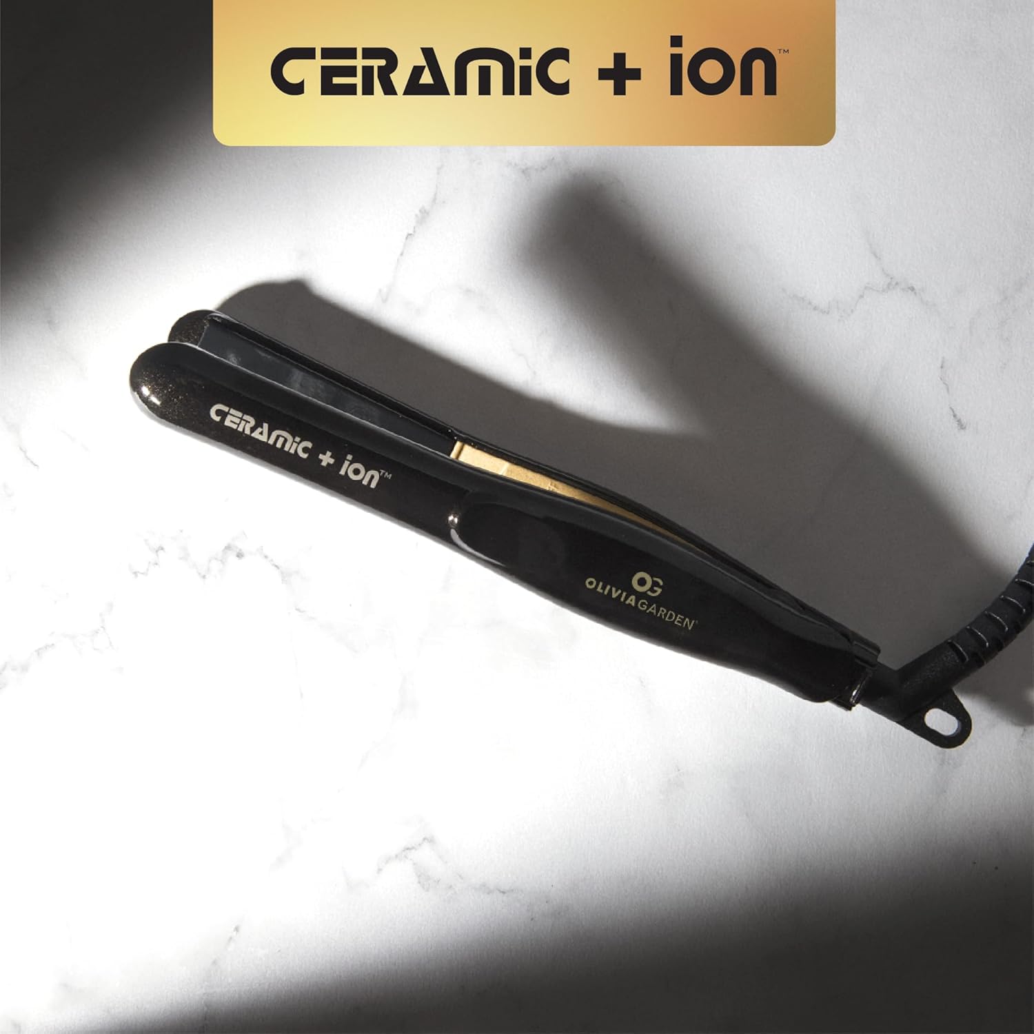 Olivia Garden Ceramic + Ion Pro Flat Iron - Dual Voltage, 11 Temps, 3D Floating Plates