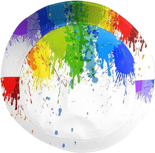 Miniatura 4 de Sombrero de pescador de orgullo gay LGBT lindo sombrero de pescador con bandera de arco iris, sombrero de pescador, sombrero de sol para pesca,