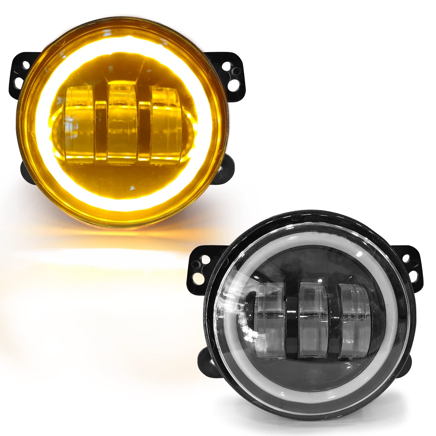 Kingsway Universal Car Fog Lights/Lamps to Fit in Car Models like KWID, SX4, Alto K10, WagonR
