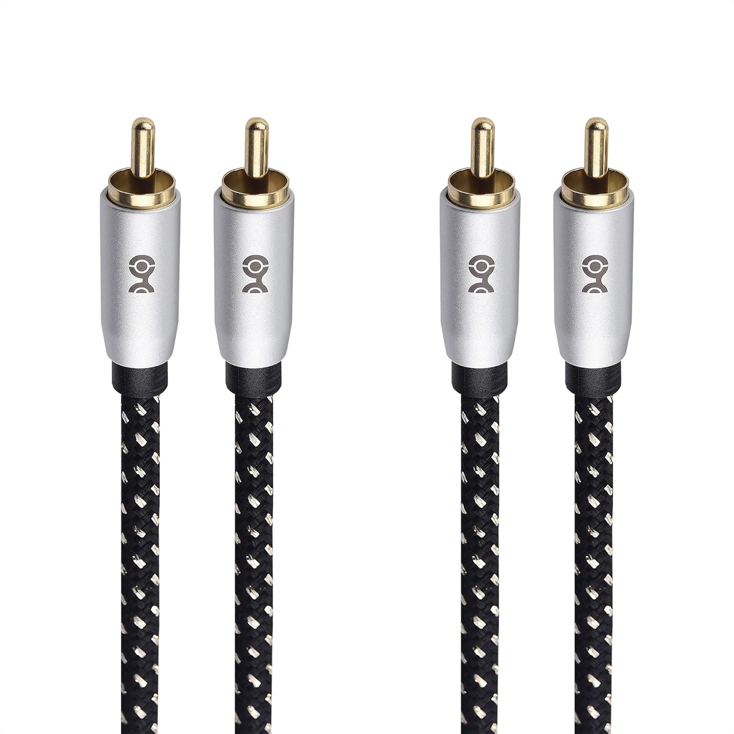 Cable Matters Pack de 2 câbles pour subwoofer 3 m, câble coaxial numérique (câble coaxial Audio