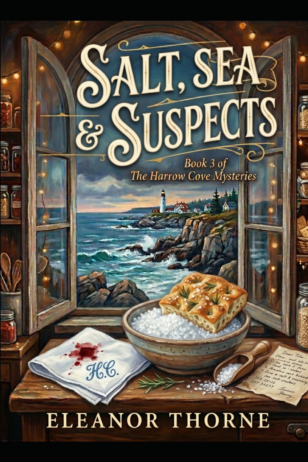 Salt, Sea & Suspects A Harrow Cove Cozy Mystery, Book Three