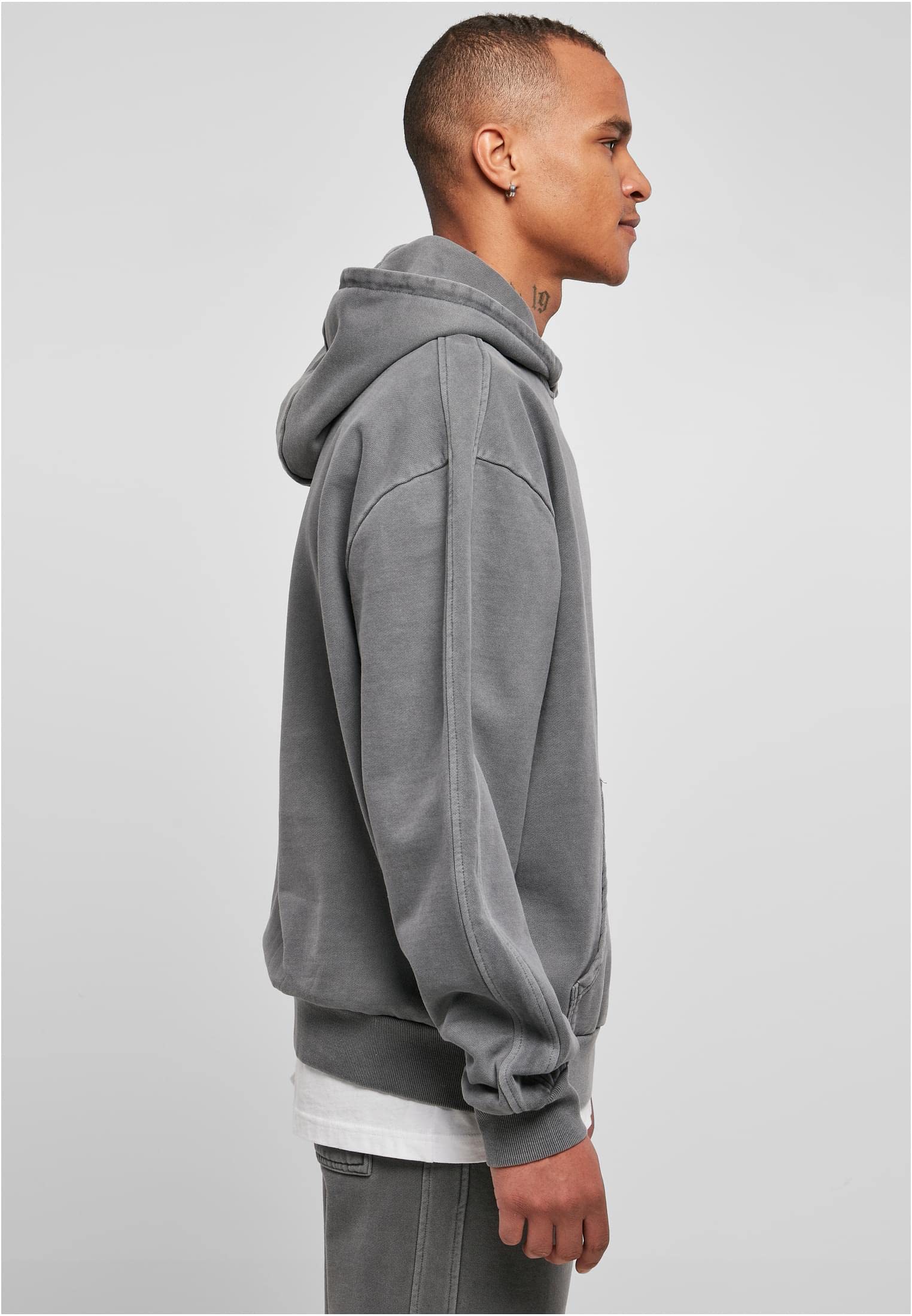 Urban Classics Felpa con Cappuccio Heavy Terry Garment Dye Maglia di Tuta Uomo (Pacco da 1)