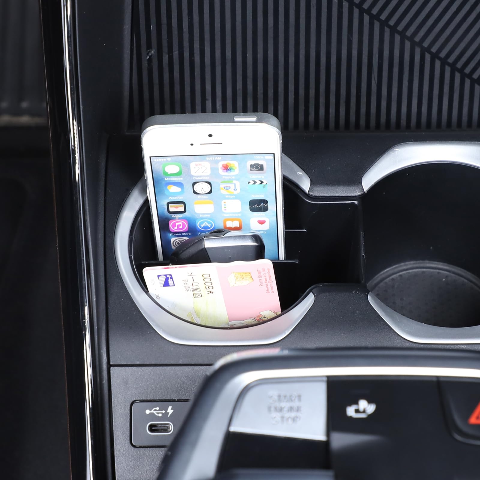 Scatola portaoggetti a compartimento per console centrale per auto, compatibile con X1 U11 2023-2024 accessori auto