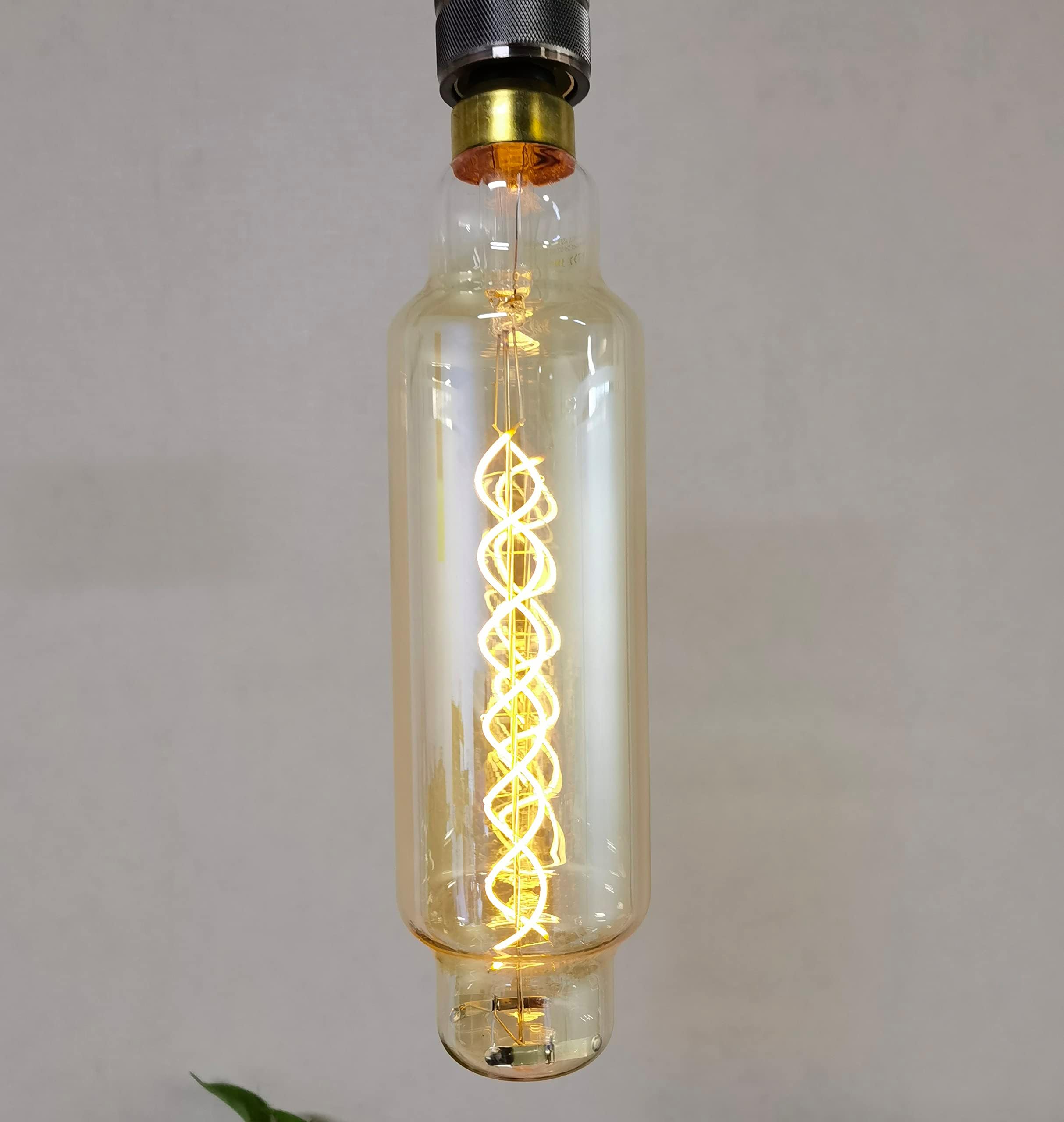 SD LUX Oversized Vintage Giant LED Light Bulb Huge Edison Bulb - Dimmable, 8W 450LM (50W Equi), Warm White 2200K, Medium E26 Base - Perfect for Decorative Pendant Lighting, 1 Pack (TT80)