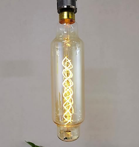 SD LUX Bombilla LED gigante vintage de gran tamaño, bombilla Edison enorme, regulable, 8 W 450 lm (equivalente a 50 W), blanco cálido 2200 K, base
