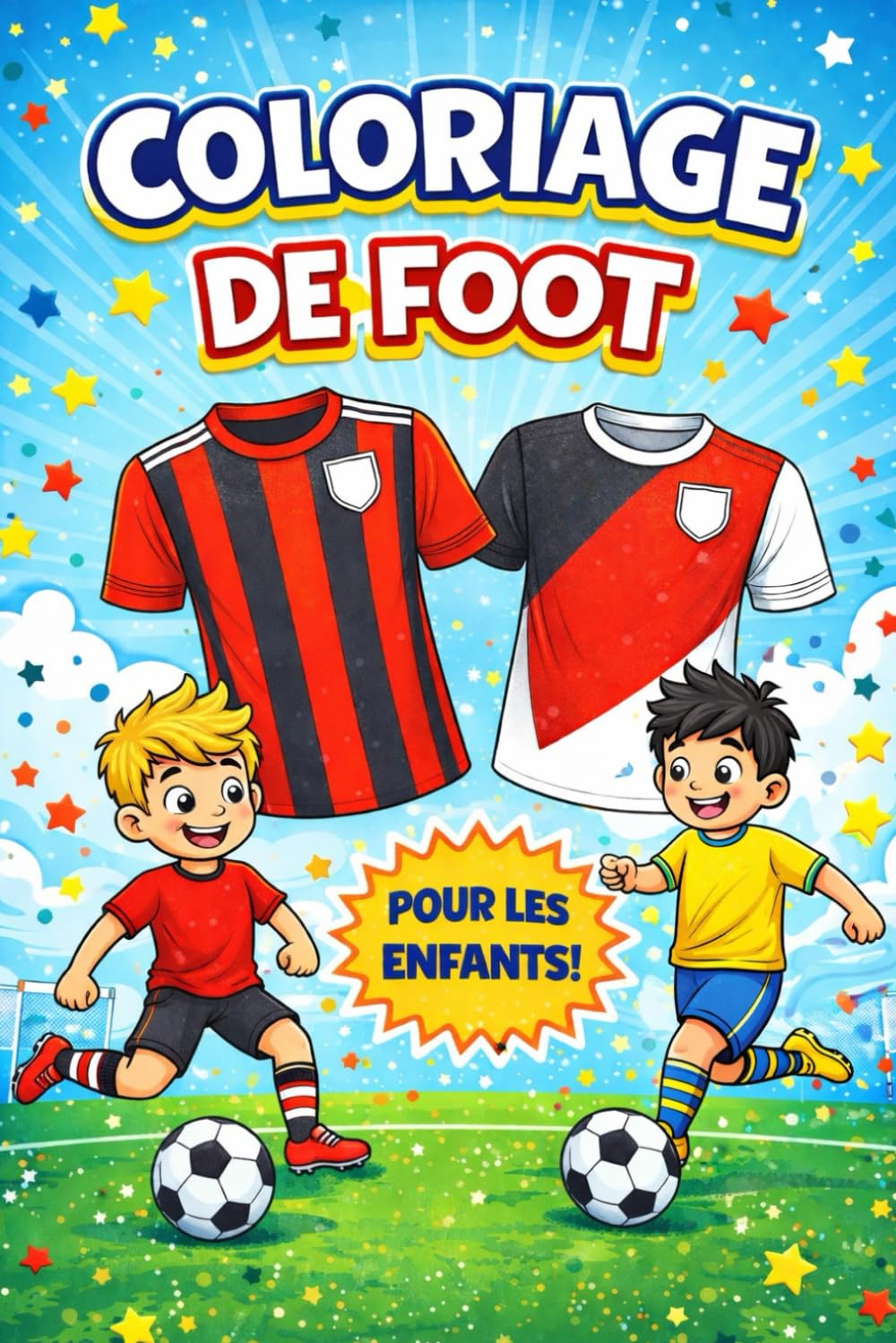 Coloriage de Foot – Maillots à Colorier