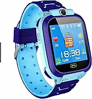 Smartwatch Infantil Howear, GPS, Câmera, Chat, Botão SOS, À Prova d'Água IP67, Azul, Rosa, Preto, Rastreador de Localização para Crianças (Azul)