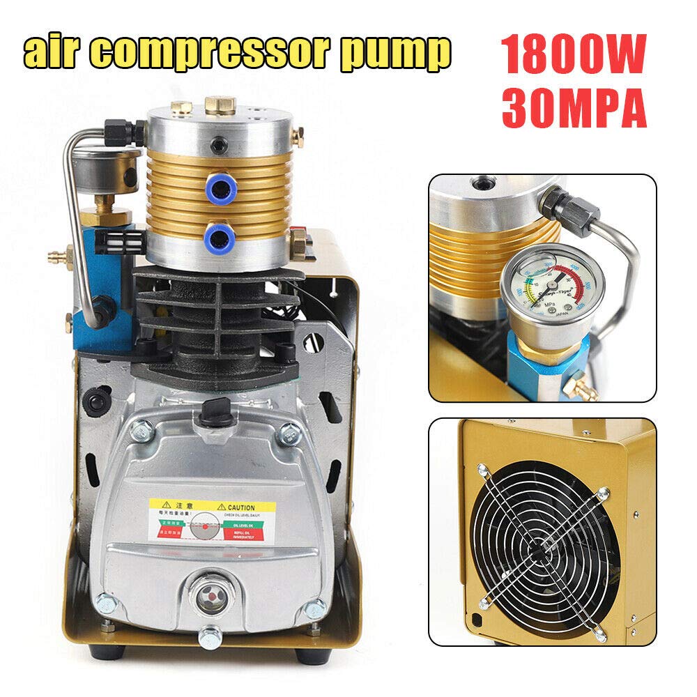 Automatico Compressore d'aria Pompa 4500psi 300Bar Elettrico Ad Alta Pressione Compressore Ad Aria PCP Pompa Ad Alta Pressione Per Automobile Immersione Bottiglia Industriale
