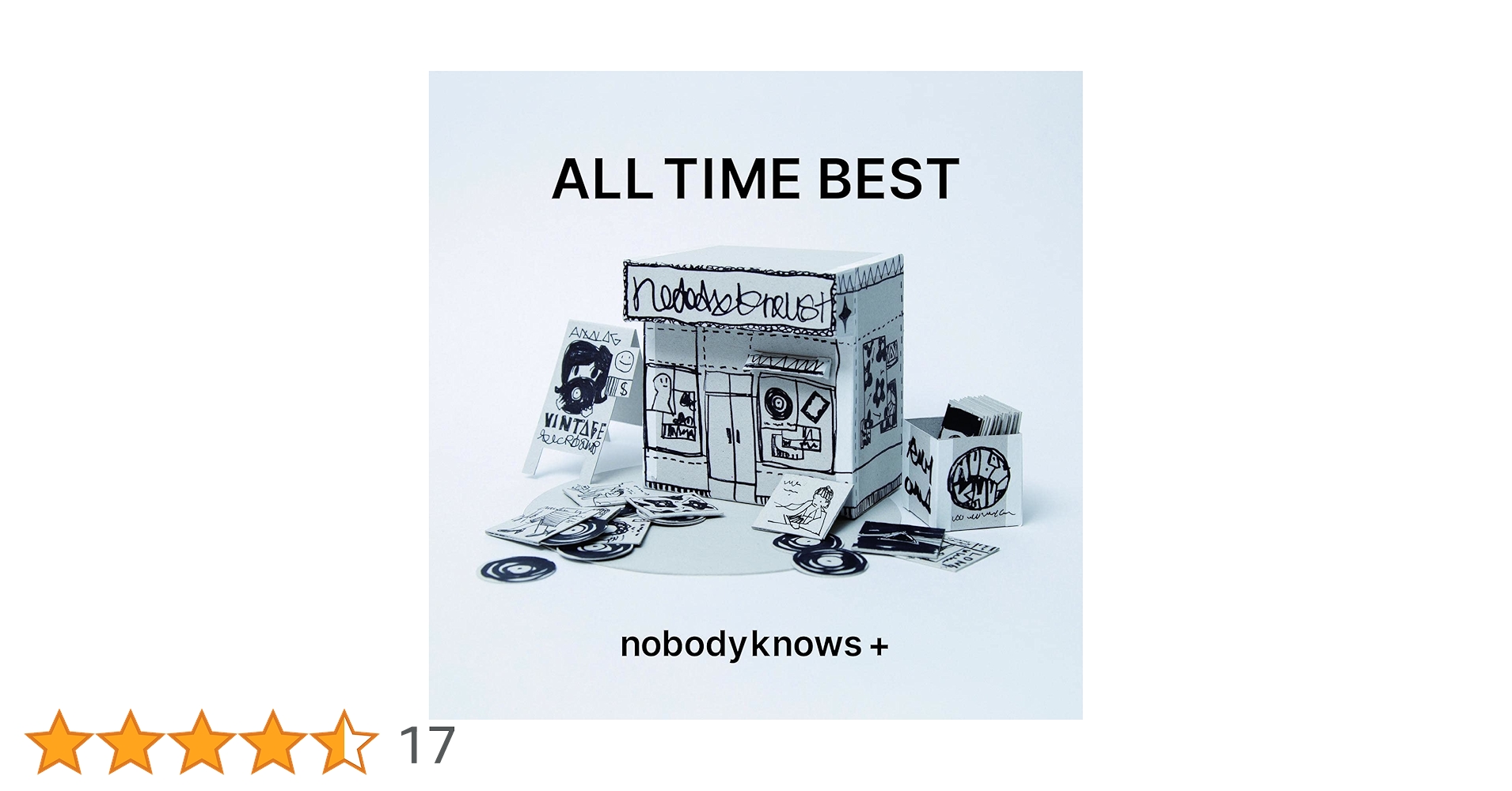 nobodyknows+ / ALL TIME BEST レコード nobodyknows＋『ALL TIME BEST』完全生産限定2枚組LPとして5月3