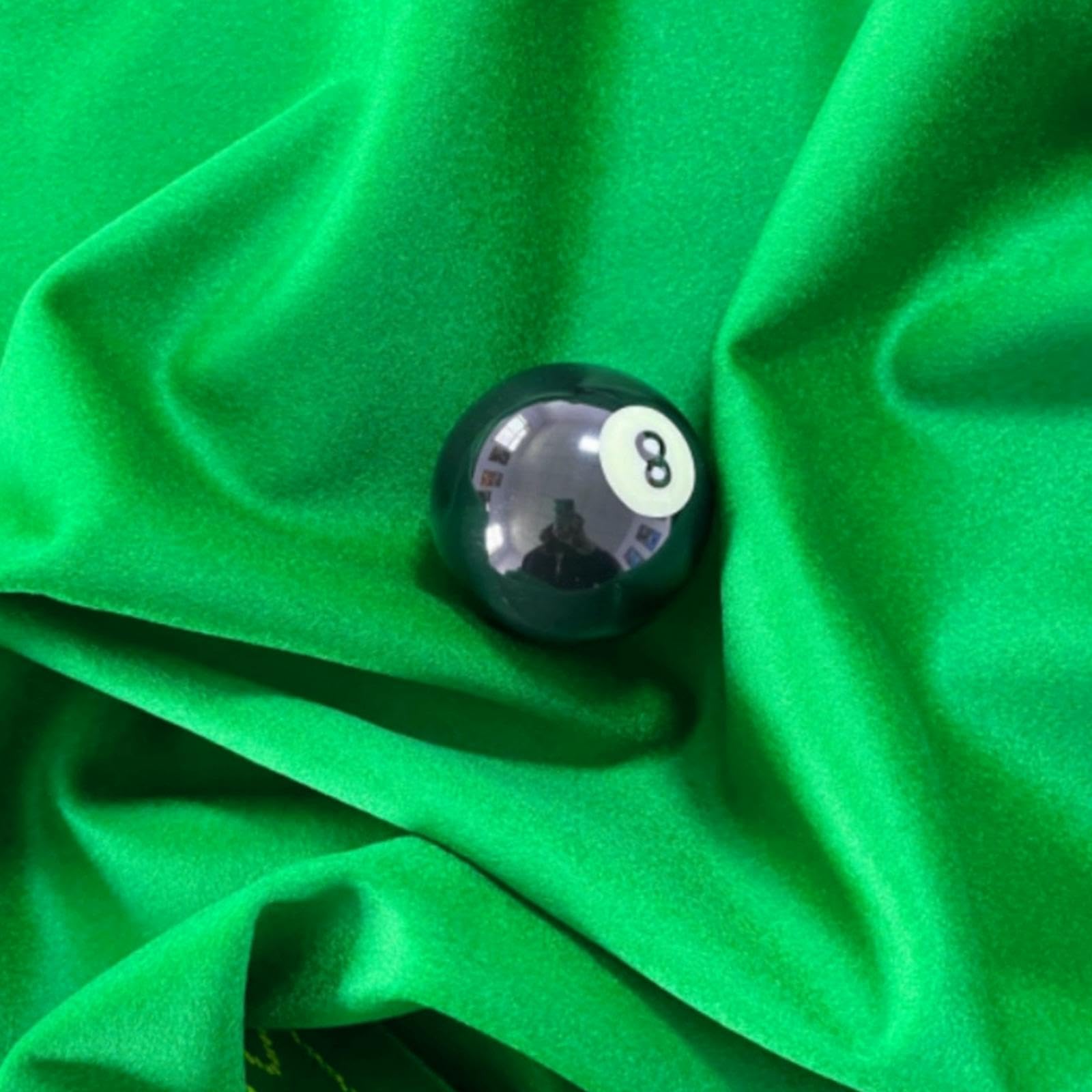 LOVIVER Panno per Tavolo da Biliardo, Verde, Robusto, Versatile, 9 Piedi x 5 Piedi, Accessori da Regalo, Kit di Ricambio per Tavolo da Biliardo per Sala, Tessuto Senza Bordi