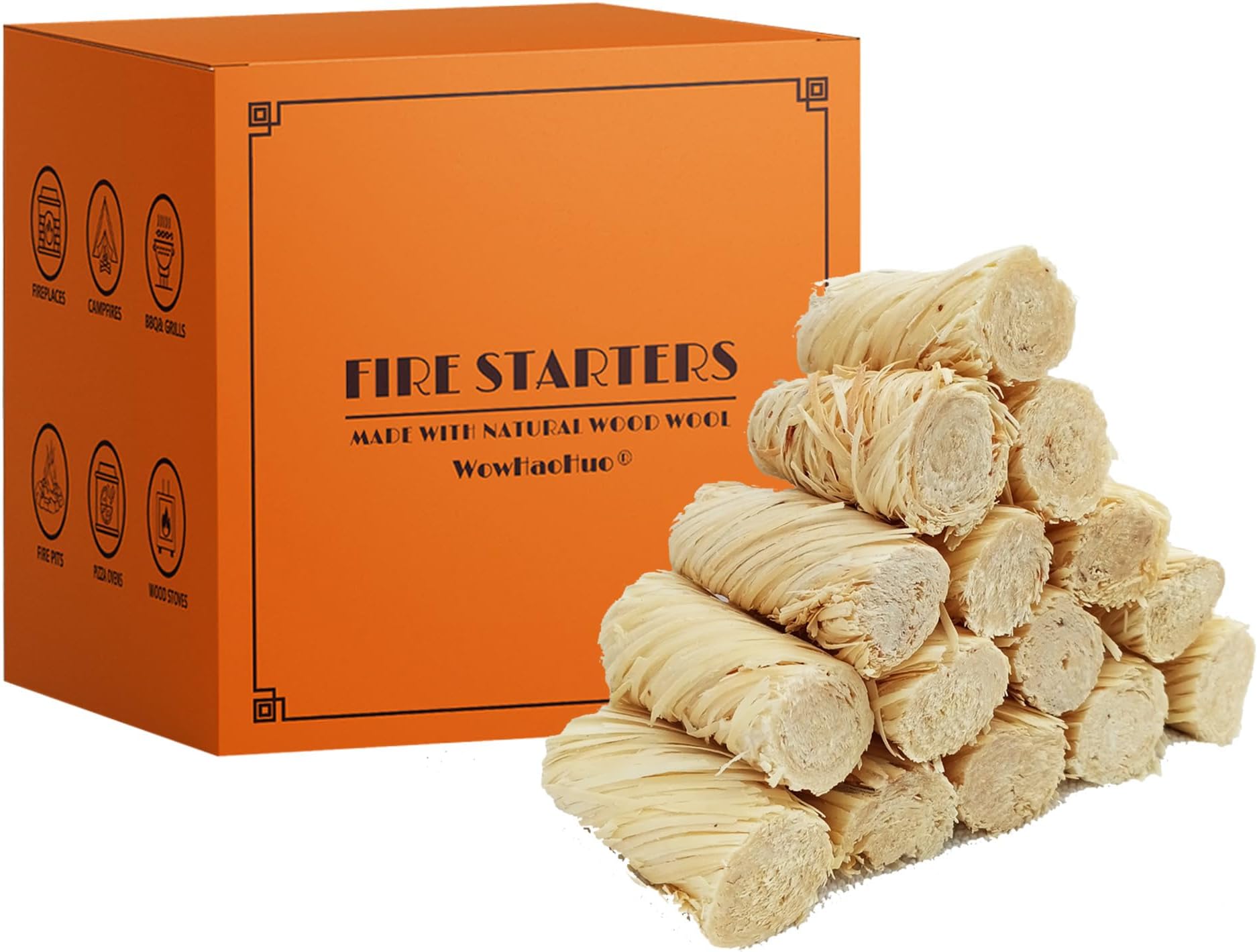 Royal Oak All Natural Fire Starters Natural Wood Tumbleweeds 16 Pieces Sports