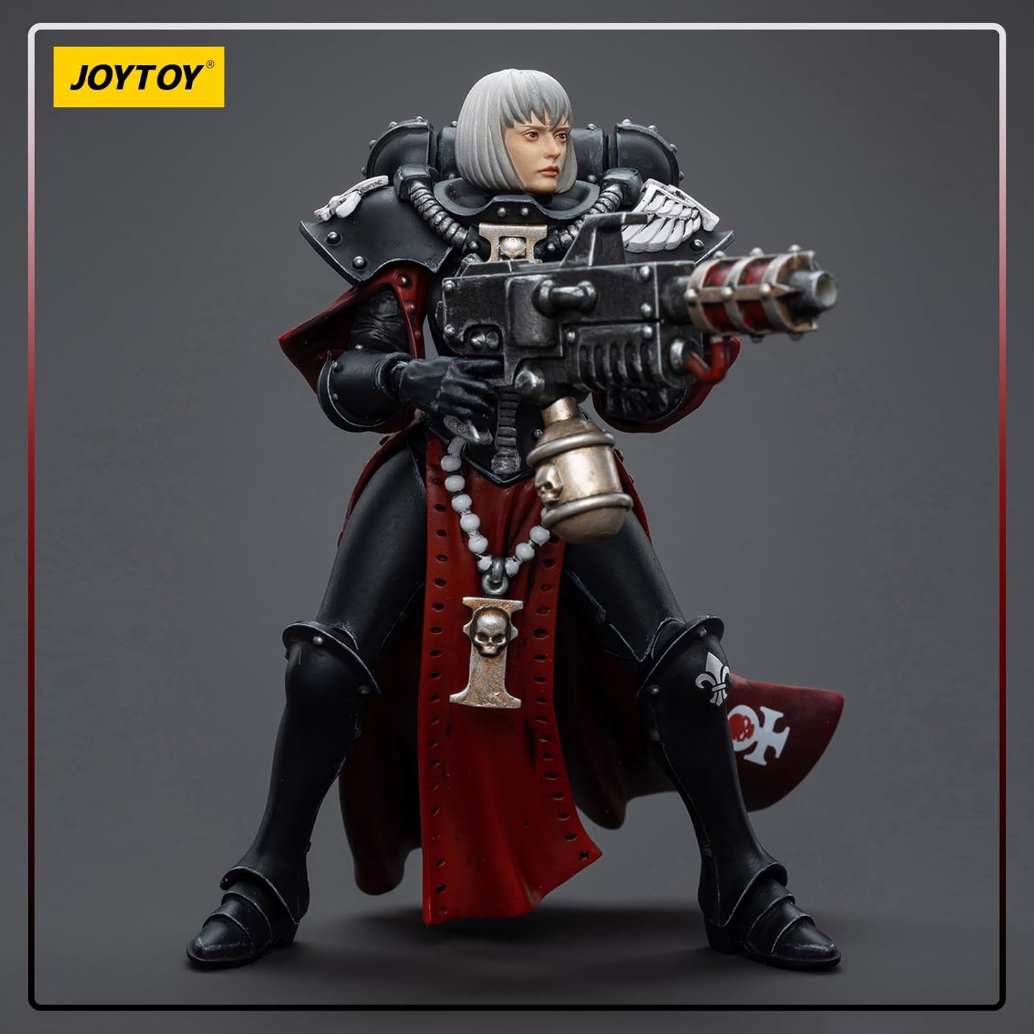 JOYTOY Warhammer 40k Adepta Sororitas Battle Sister Ludwenna 1/18 Action Figure Collect and Display Model