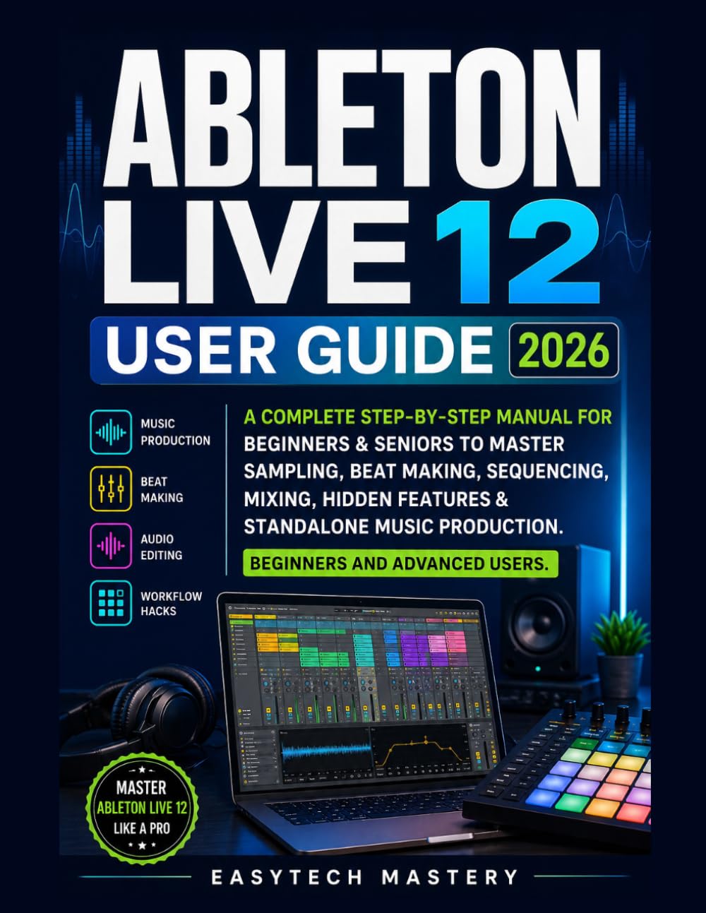 Ableton Live 12 User Guide 2026: A Complete Manual To Master Music Production, Beat Making, Mixing & Audio Editing, Unlock Hidden Features, and Learn Workflow Hacks for Beginners and Advanced Users