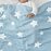 CREVENT 30X40 Cozy Soft Warm Chenille Baby Blanket for Girls Boys, Newborn Essentials for Infant, Baby Shower Receiving Gift - Blue Star