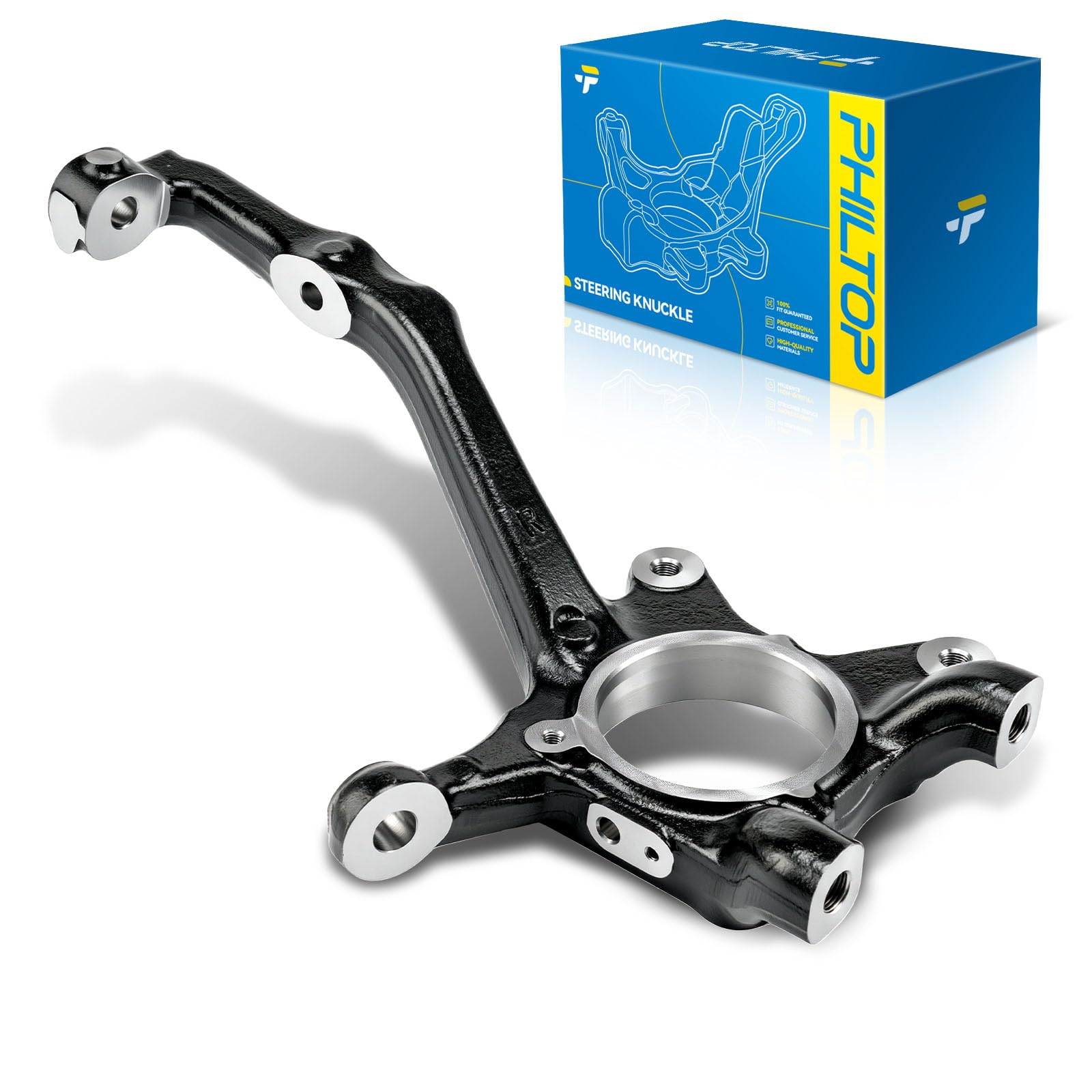 PHILTOP Front Right Steering Knuckle for 2016-2023 Toyota Tacoma