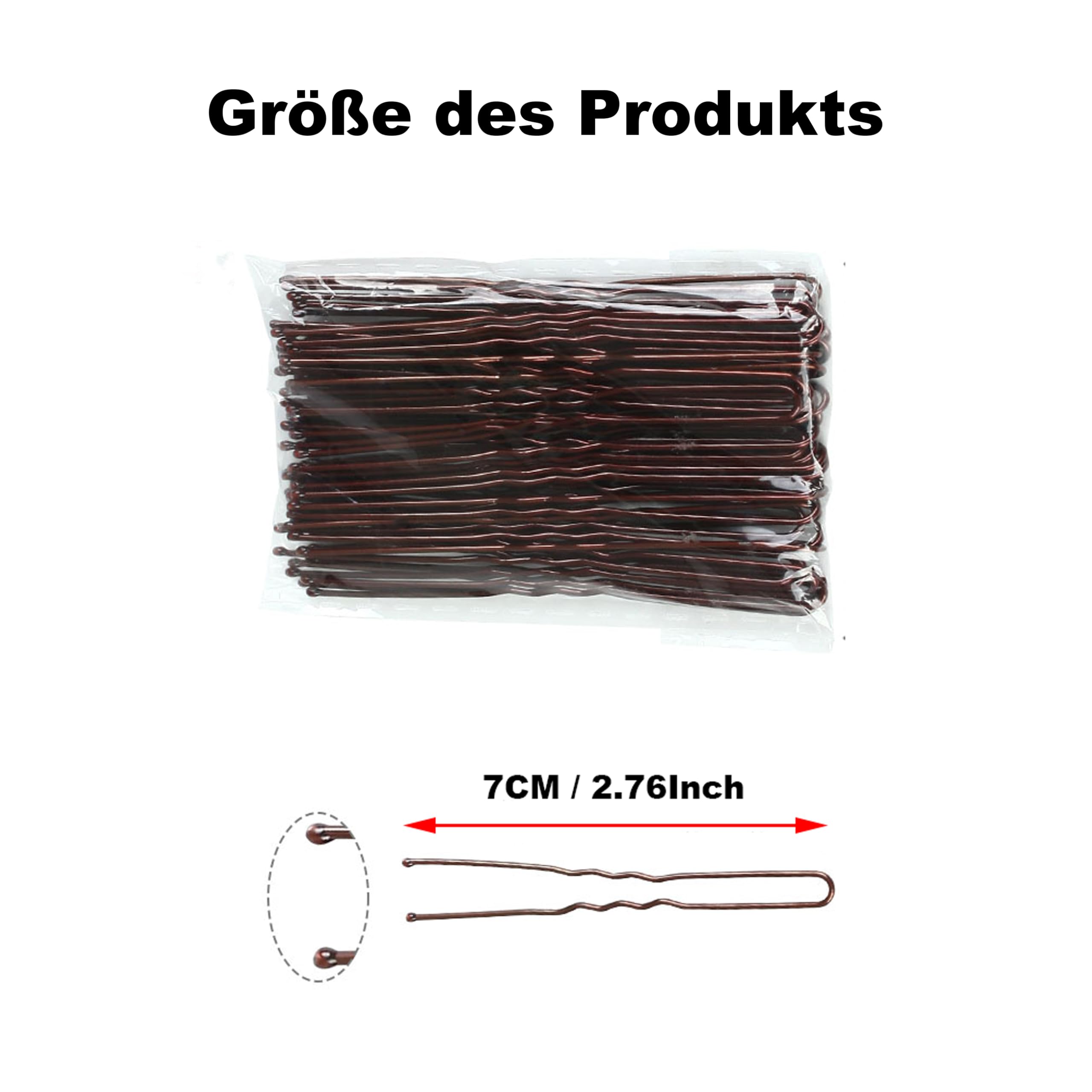 Hair Grips U Shaped 100 Pcs - Image 2