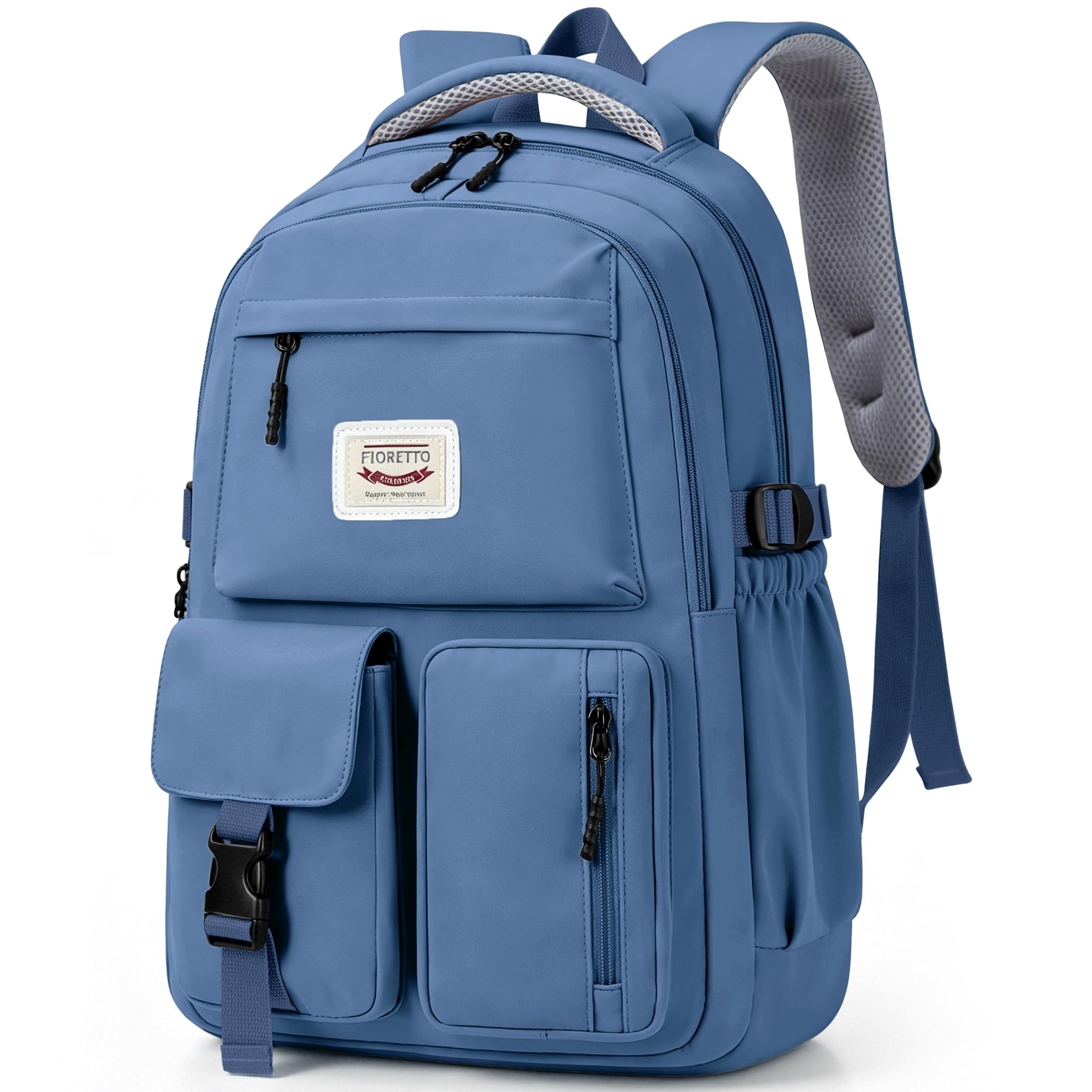 FIORETTO Schulrucksack Teenager Mädchen Damen Schulranzen Schultasche School Bag Rucksack Schule 14" Laptopfach, Wasserabweisend & Leicht