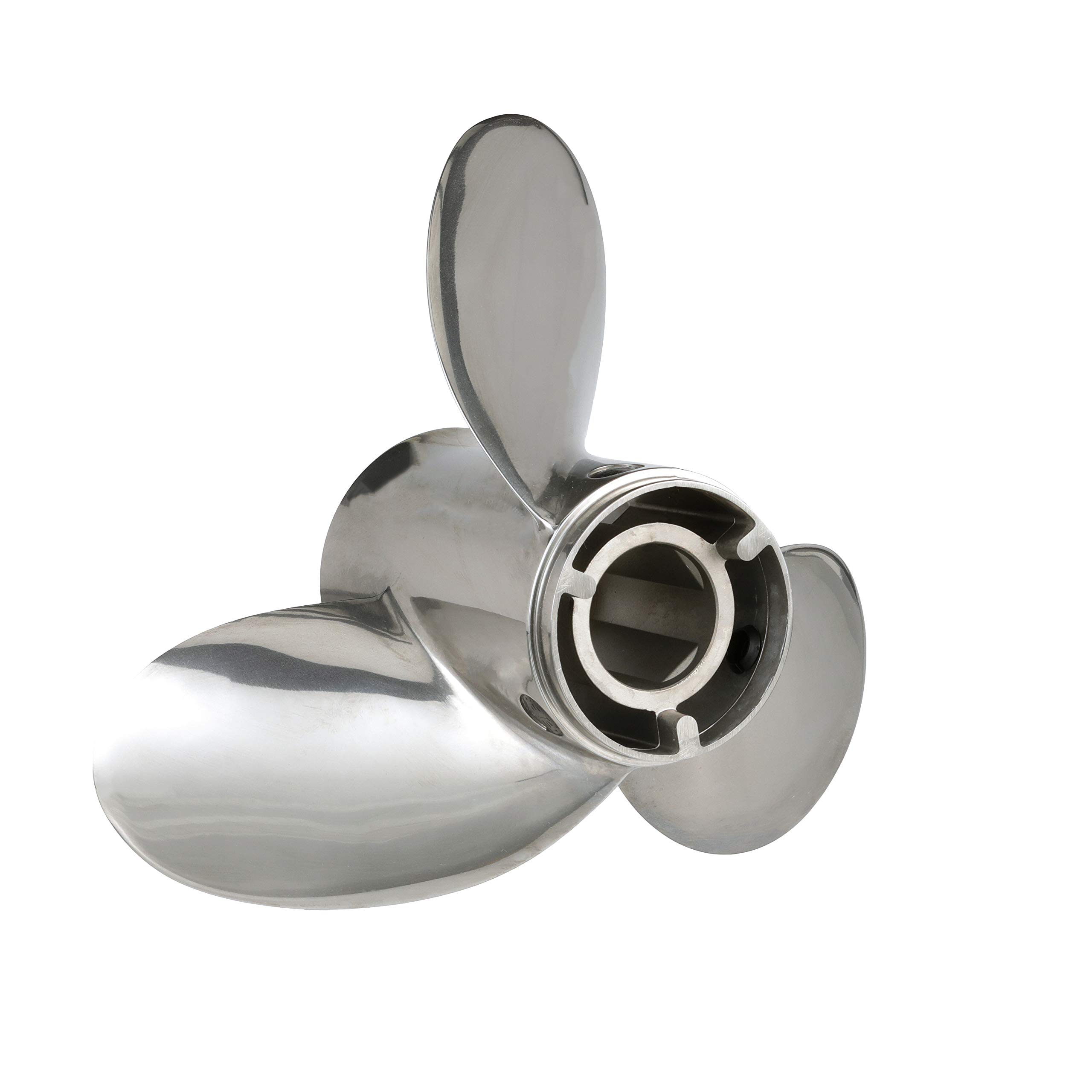Quicksilver Thunderbolt Propeller High Polished Stainless Finish, 15.8 dia x 15 pitch, Right Hand