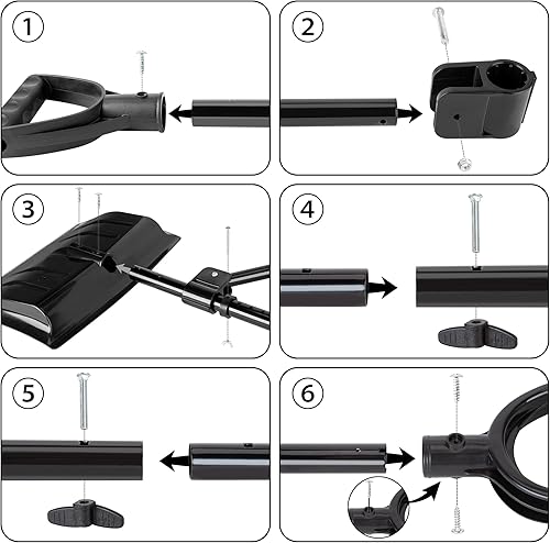 Miniatura 4 de Cartman portátil Aluminio Sport Utility Pala, Pala de nieve
