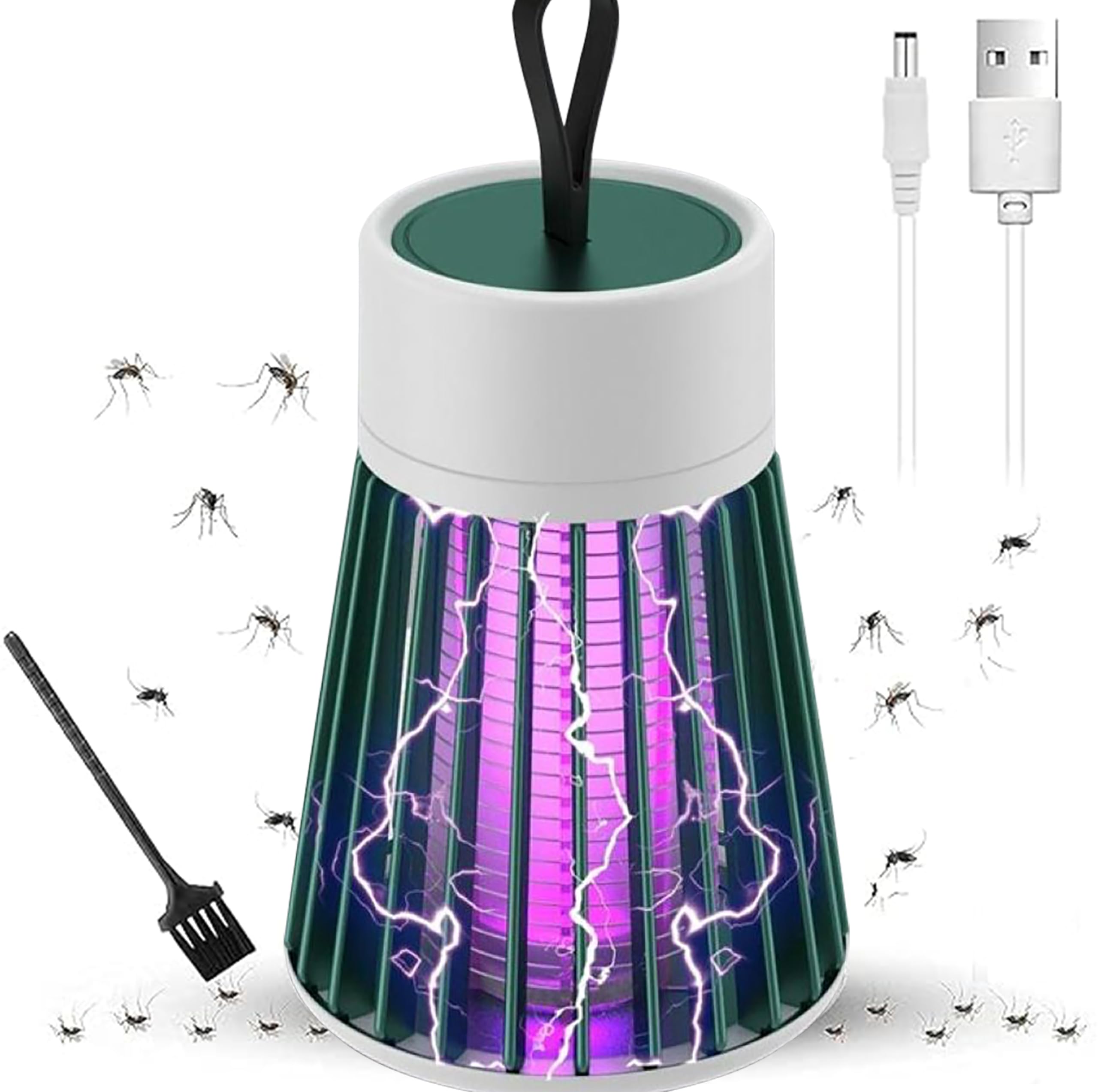 Electric Shock Mosquito Killing Lamp for Home - Hunter Mosquito Killer Trap Machine with Advanced Photon F Technology - Permanent Mosquito Solution (Green) (B0CVBFN6NX) Amazon Price History, Amazon Price Tracker