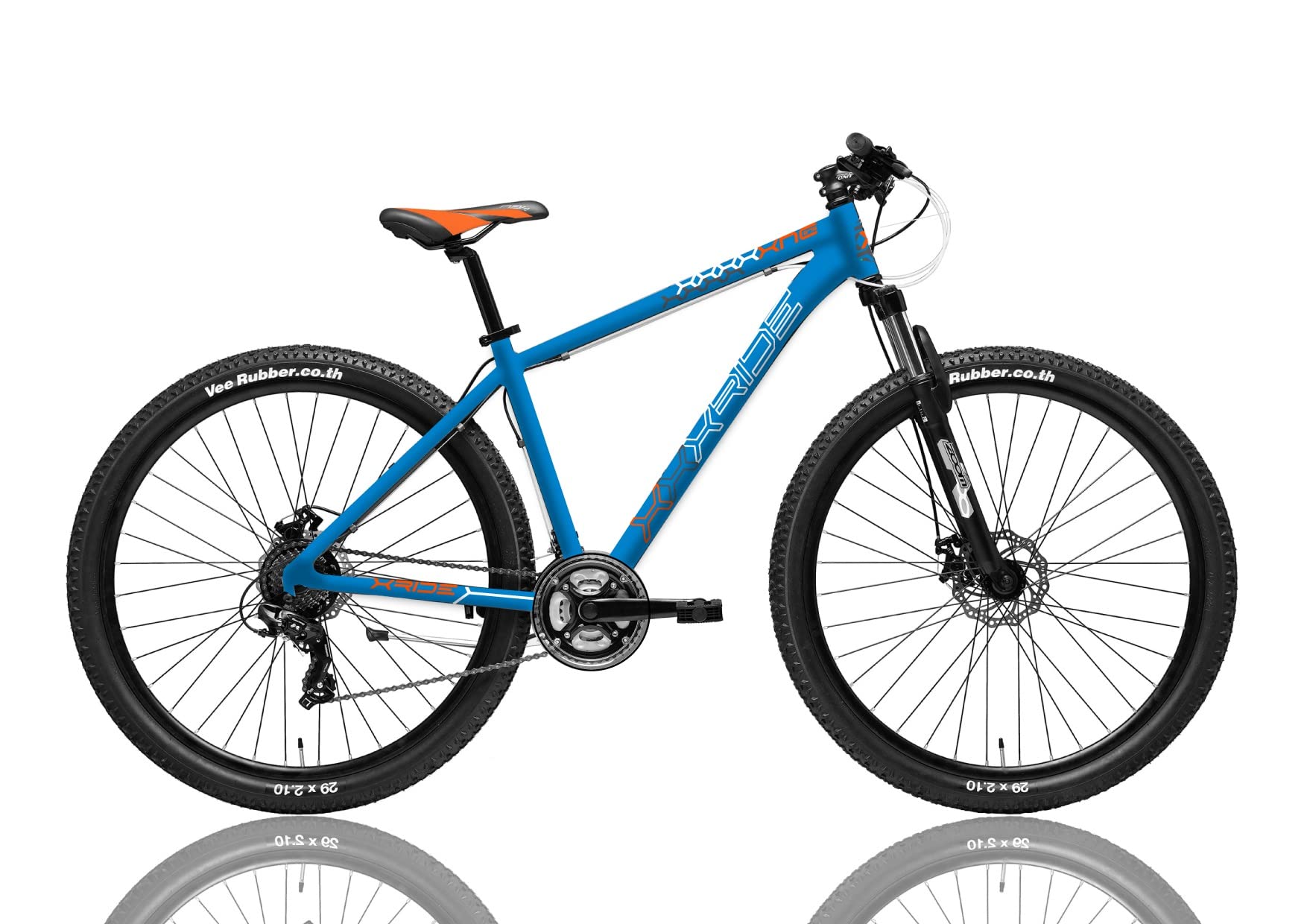 BICI MTB 27,5 CASCELLA XNC CON FRENO A DISCO MECCANICO SHIMANO 21V BLU