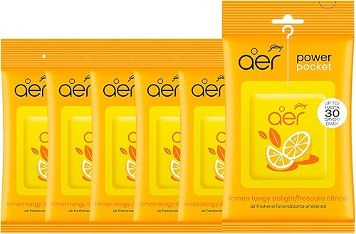 Miniatura 12 de Godrej Aer Power Pocket Lavender Bloom - Fragancia de baño, 0.35 onzas, 6 unidades, color verde
