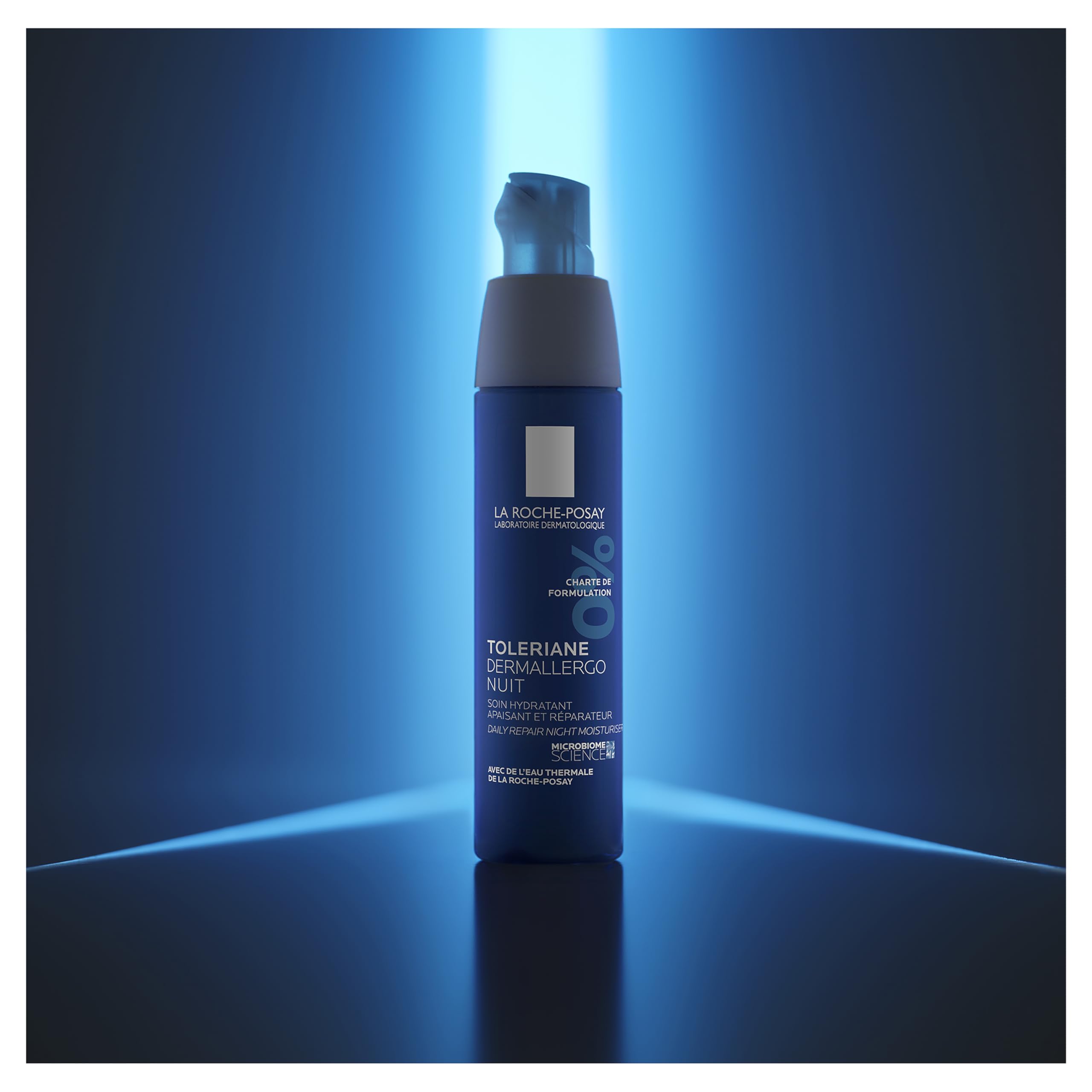 La Roche-Posay Toleriane Dermallergo Night Cream for Face, Intense Soothing Moisturizer with Vitamin E, Allergy Tested, for Sensitive Skin, Formerly Toleriane Ultra Night