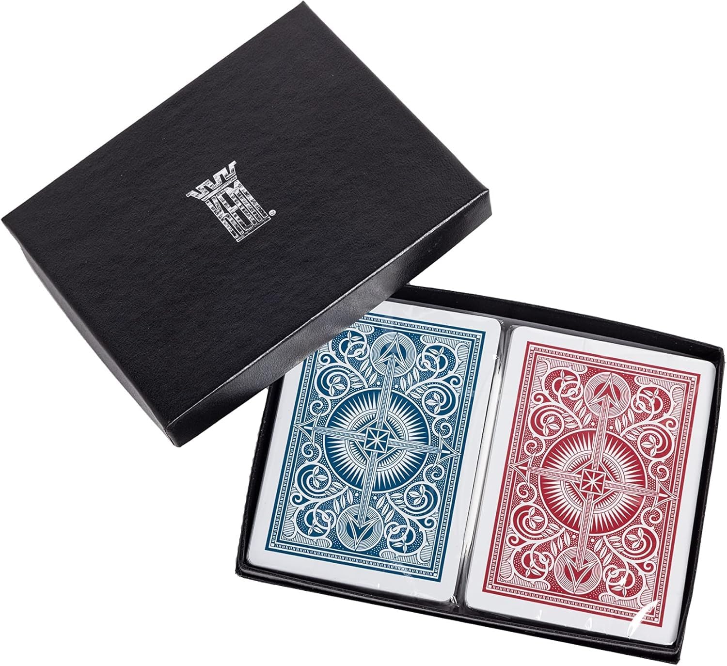 Amazon.com: Kem Playing Cards Arrow Red and Blue, Bridge Size