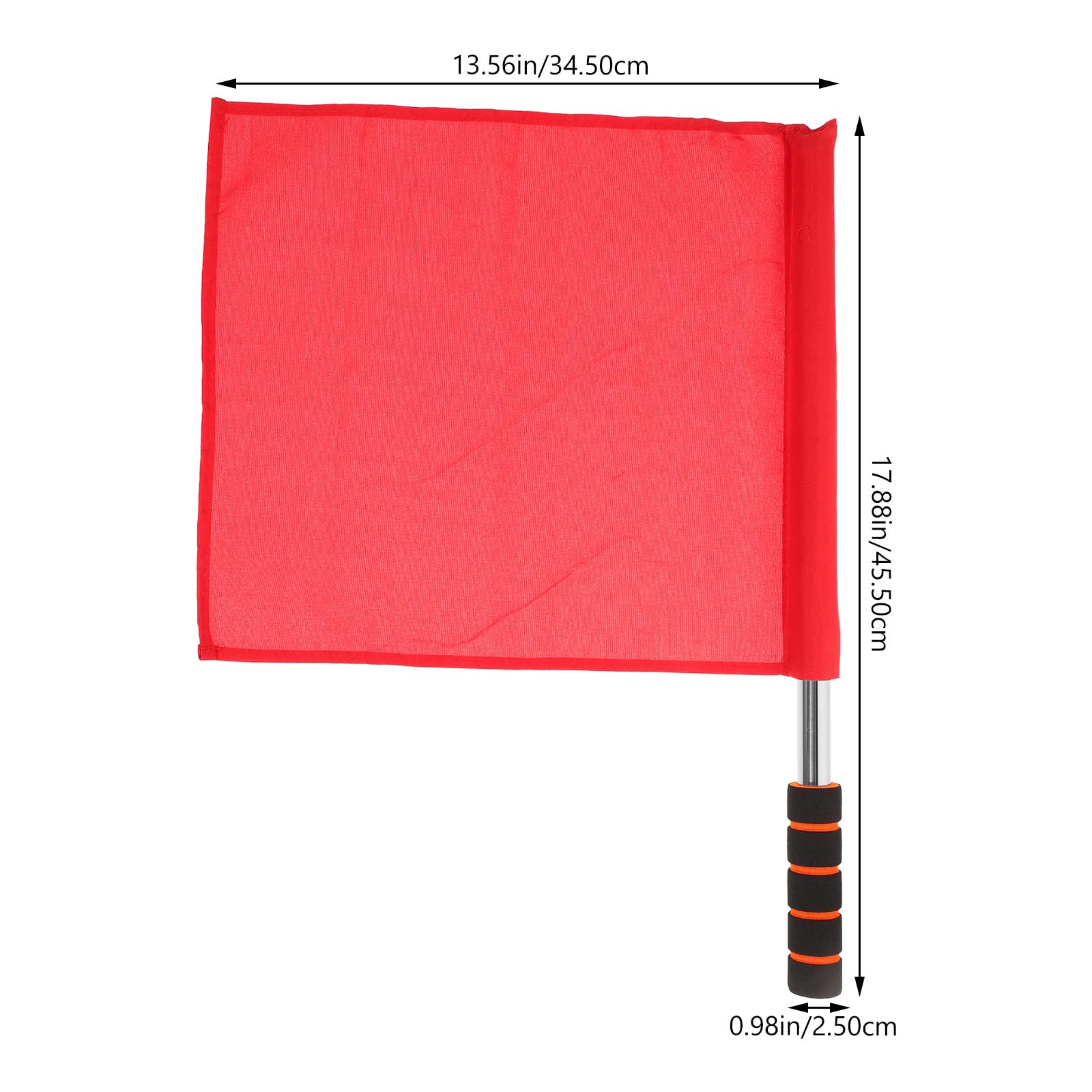 UPKOCH 3Pcs Bandiera Arbitro Bandiera Rossa Calcio Rosso Compleanno Assistente Arbitro Bandiere Rugby Bandiere Guardalinee Bandiere di Segnale Sventolando Bandiera per La Partita di