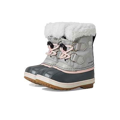 SOREL Kids Childrens Yoot Pac Nylon WP (Toddler/Little Kid) Kids Shoes Dove/Gum 2